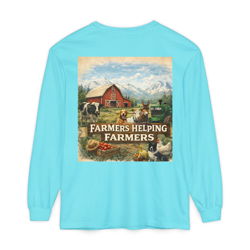 Farmers Helping Farmers Long Sleeve Tee
