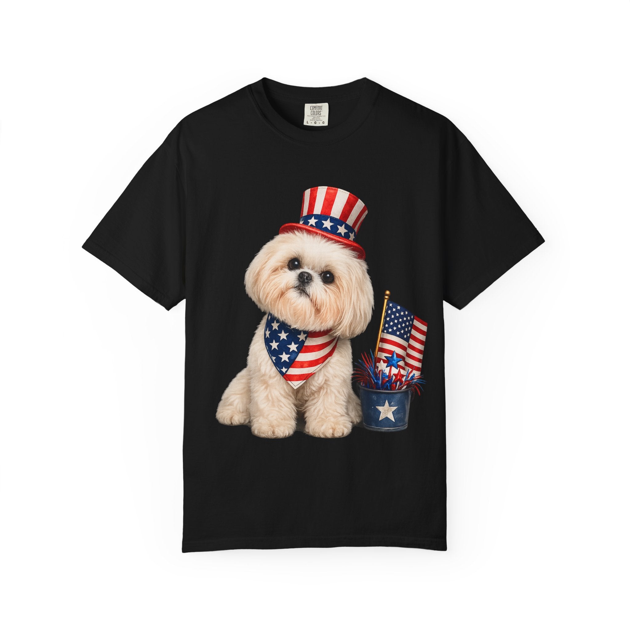 Patriotic Shih Tzu T-Shirt