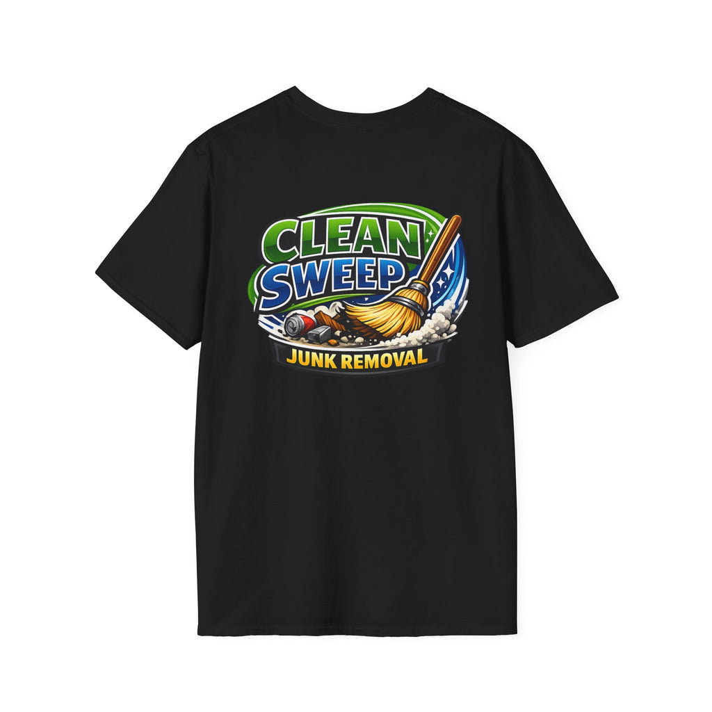 Clean Sweep Junk Removal T-Shirt - Logo Tee for Cleanup Crews