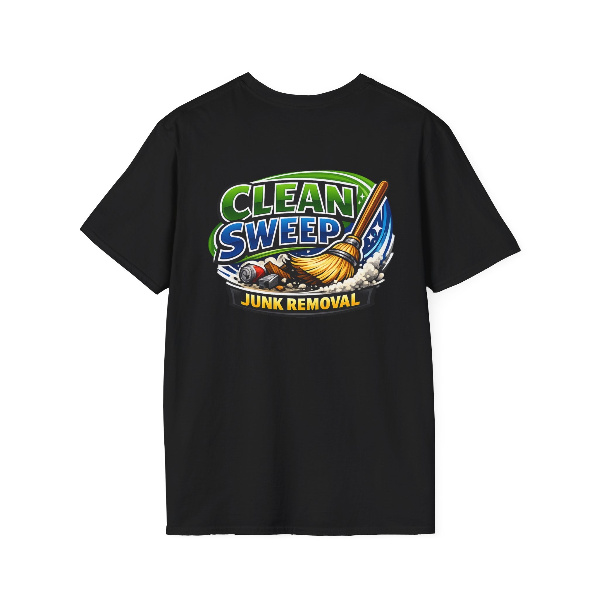 Clean Sweep Junk Removal T-Shirt - Logo Tee for Cleanup Crews