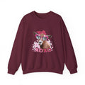 Goat with Heart Sunglasses Sweatshirt - 'XOXO' Cute Valentine Crewneck