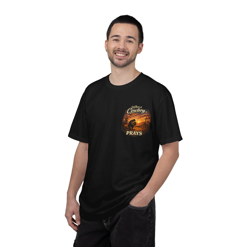 When a Cowboy Prays T-Shirt
