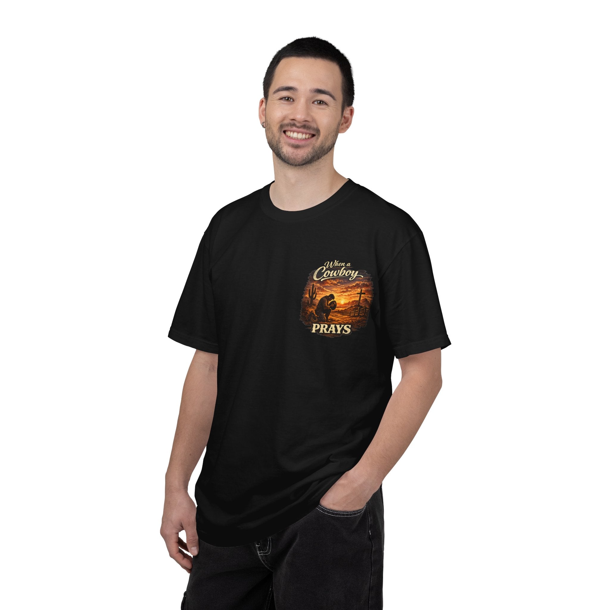 When a Cowboy Prays T-Shirt