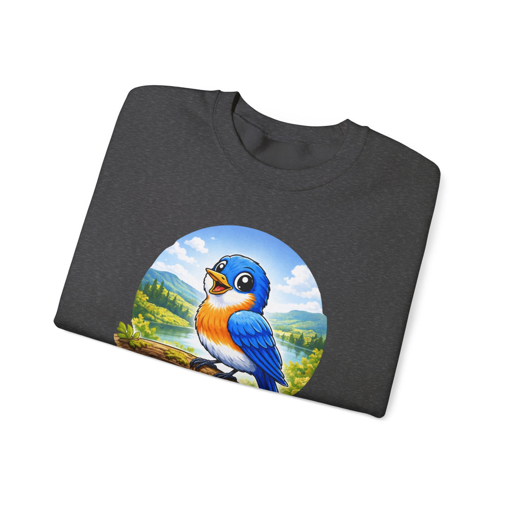 Bluebird Crewneck Sweatshirt — Copeland Bluebirds Vintage School Mascot Design
