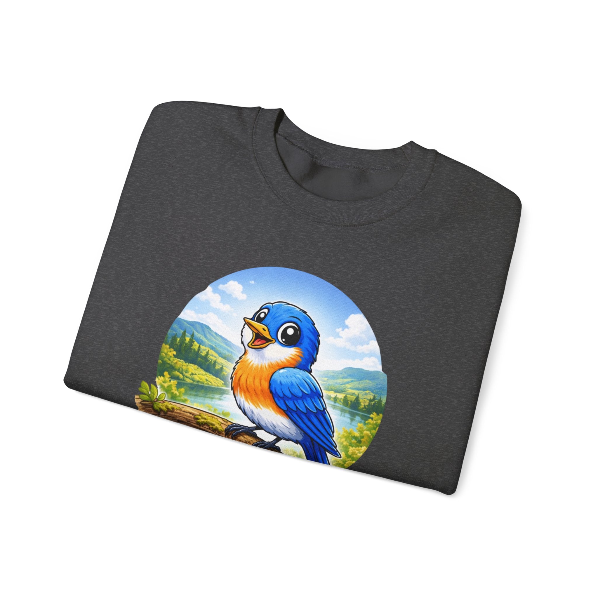 Bluebird Crewneck Sweatshirt — Copeland Bluebirds Vintage School Mascot Design