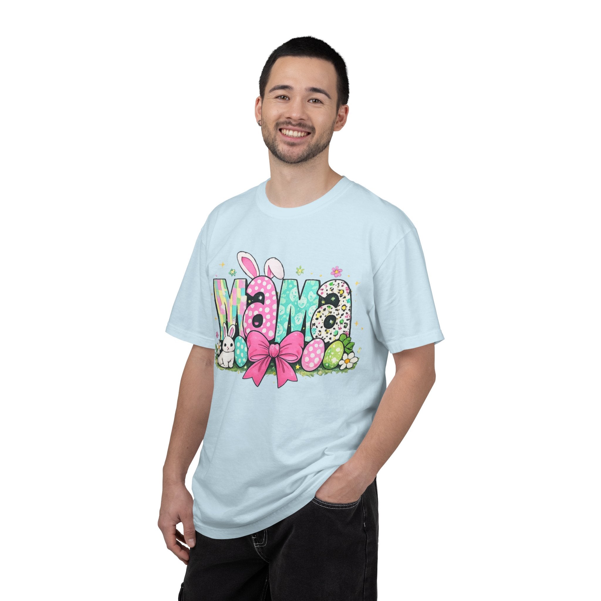 Mama Easter T-Shirt — Pastel Bunny & Egg Spring Shirt