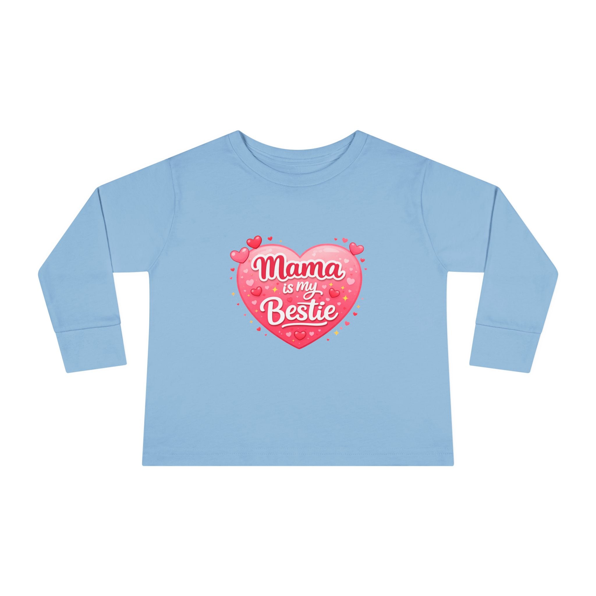 Mama Is My Bestie Toddler Long Sleeve Tee