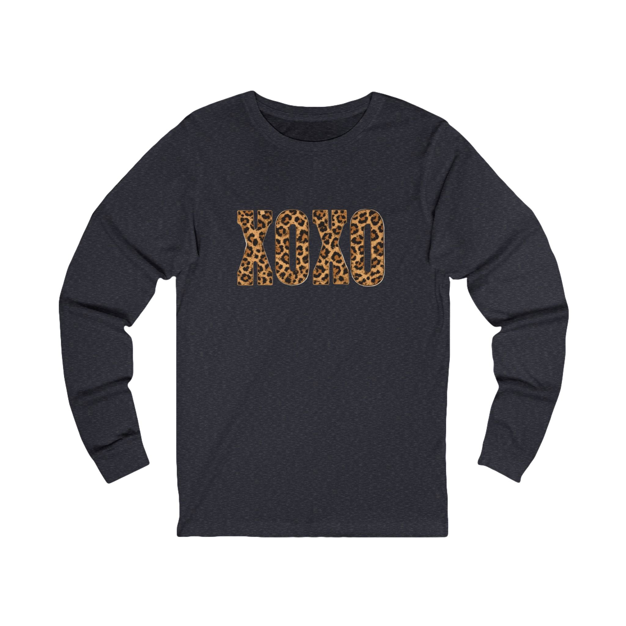 Leopard XOXO Long Sleeve Tee