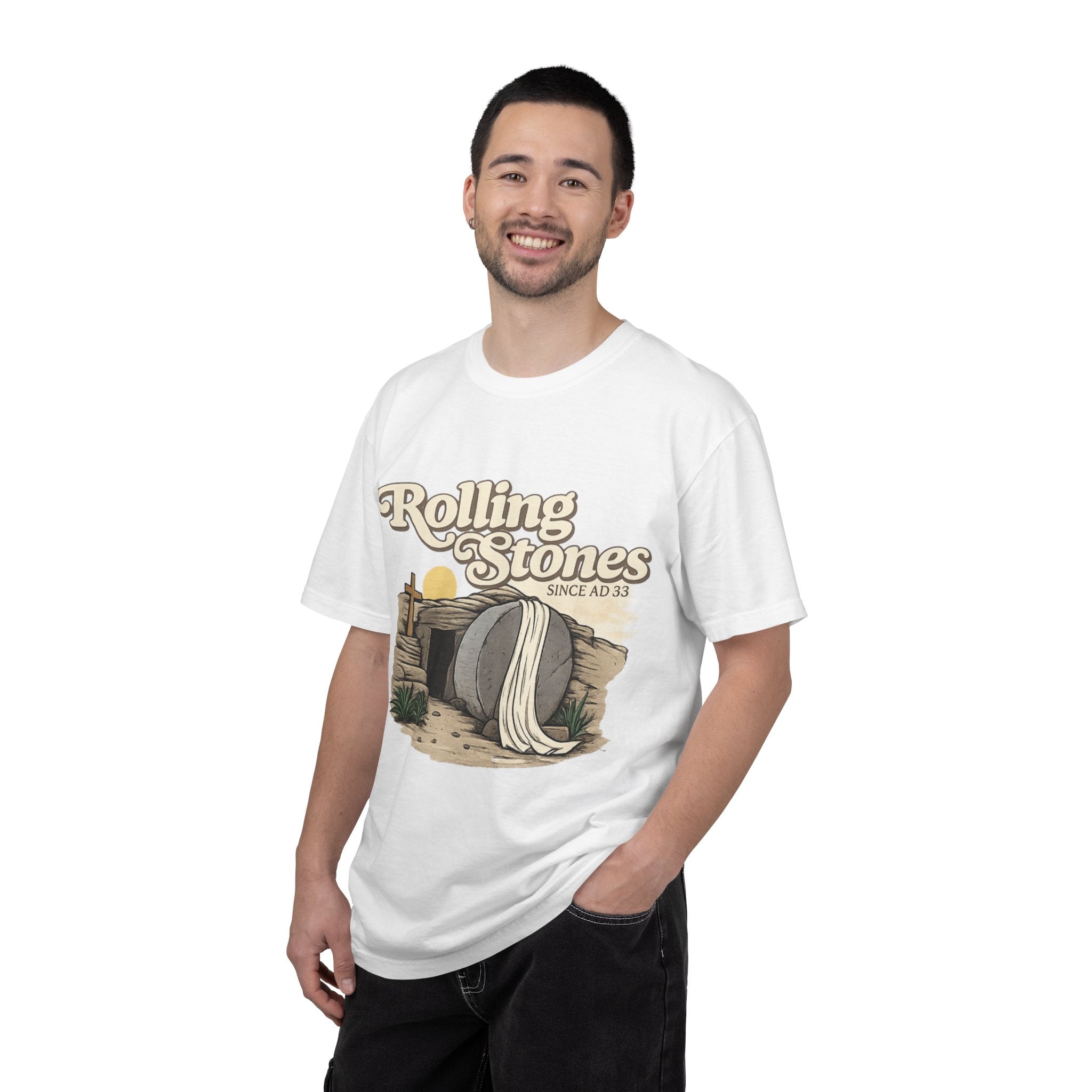 T-Shirt — Vintage 'Rolling Stones' Tomb Design