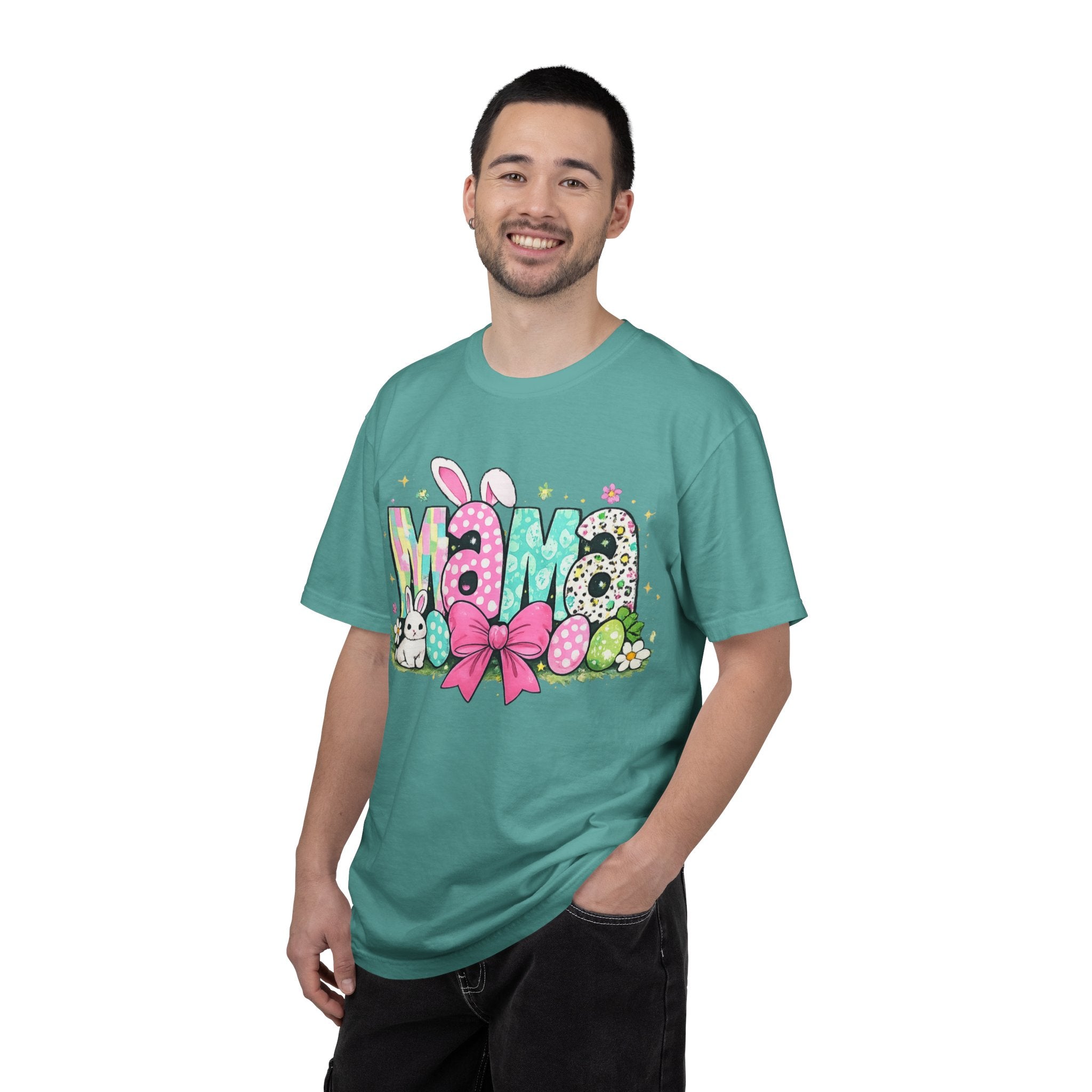 Mama Easter T-Shirt — Pastel Bunny & Egg Spring Shirt