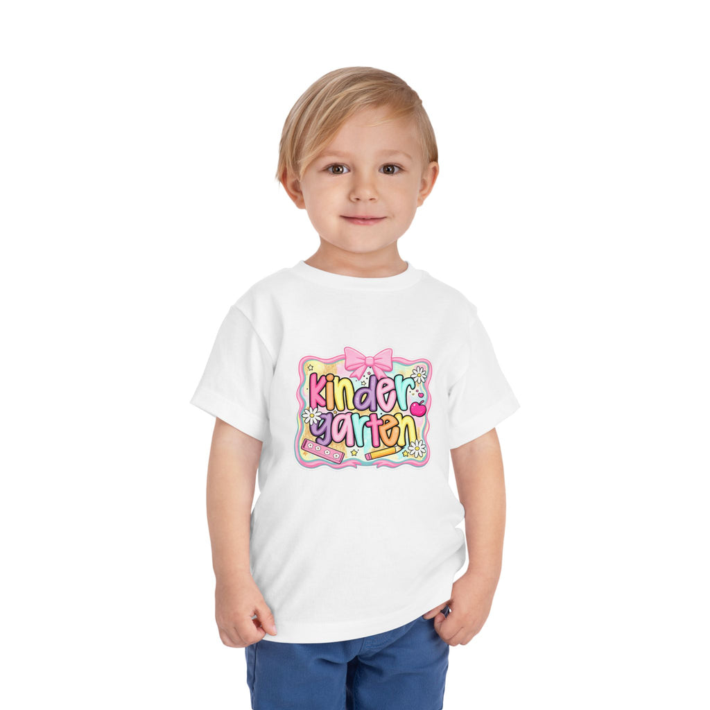 Kindergarten Cute Graphic Toddler Tee — Back to School Shirt