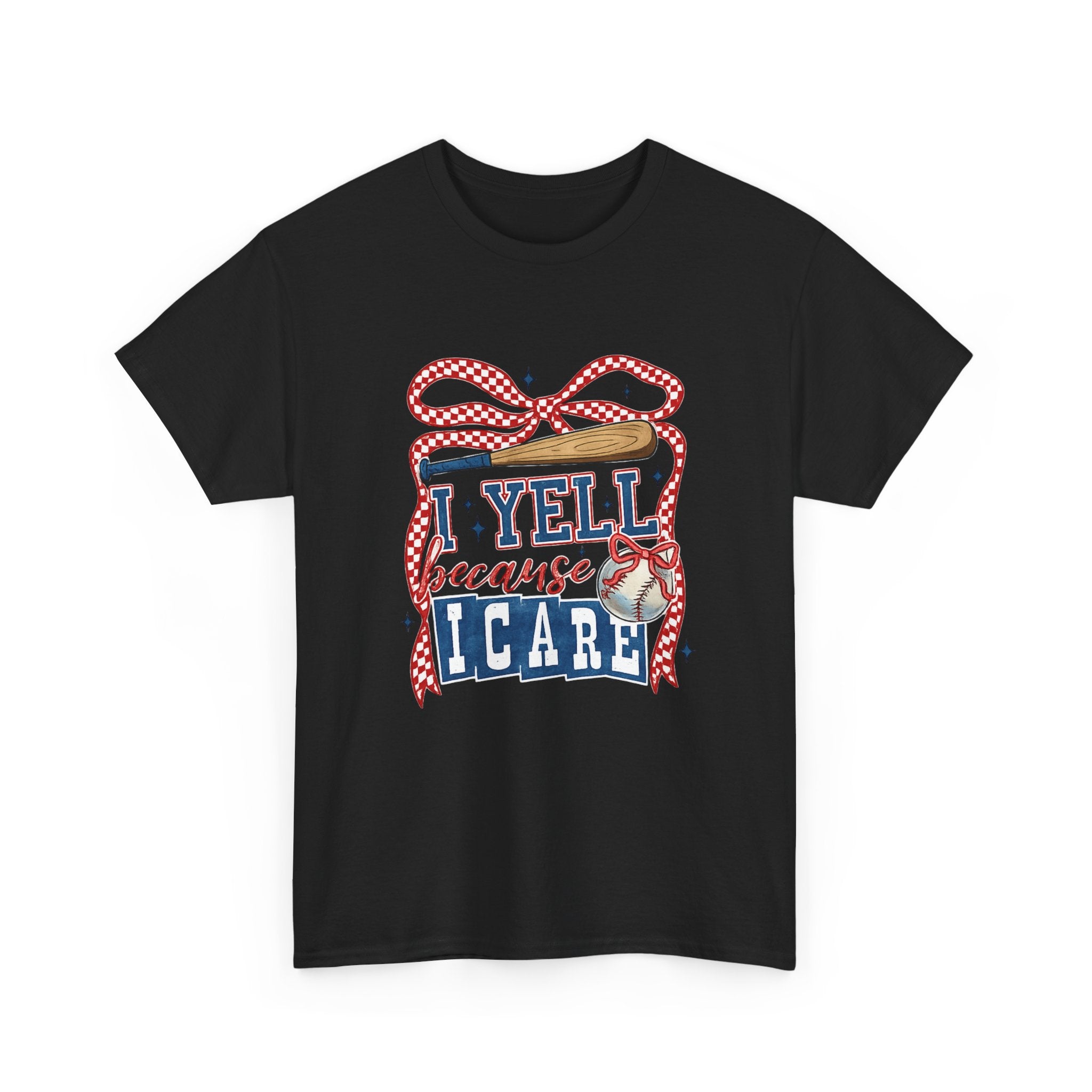 T-Shirt - I Yell Because I Care Patriotic Teacher Appreciation Tee