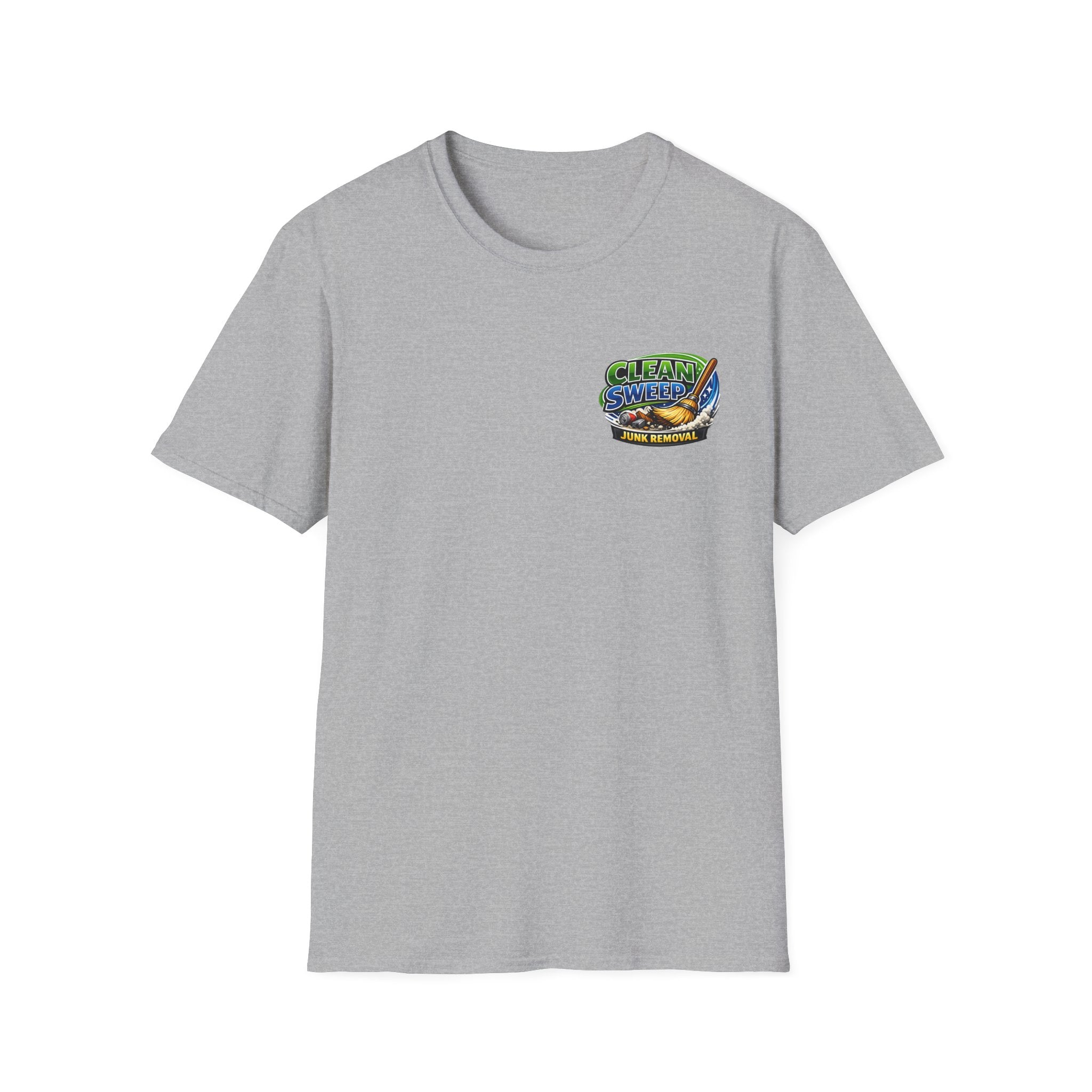 Clean Sweep Junk Removal T-Shirt - Logo Tee for Cleanup Crews