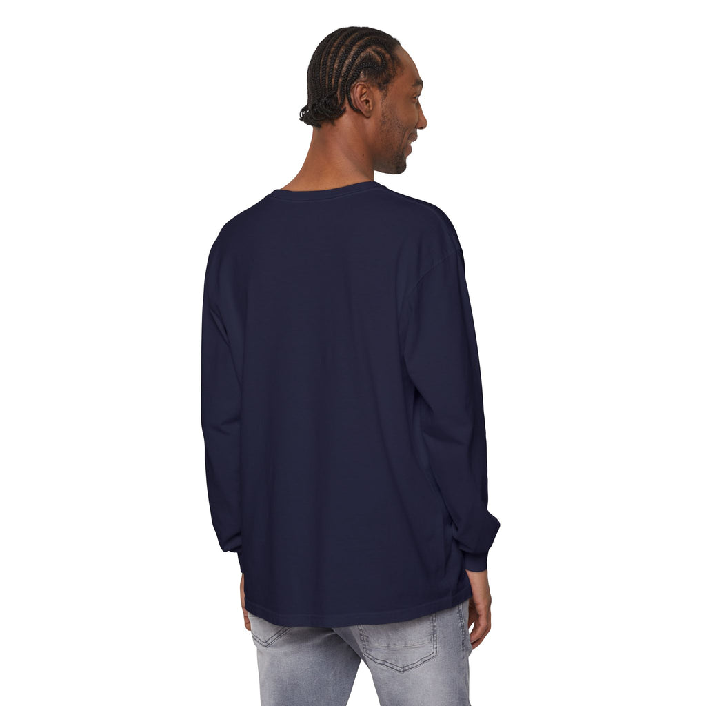 Bluebirds Crew Long Sleeve T‑Shirt — Retro Layered School Spirit Design