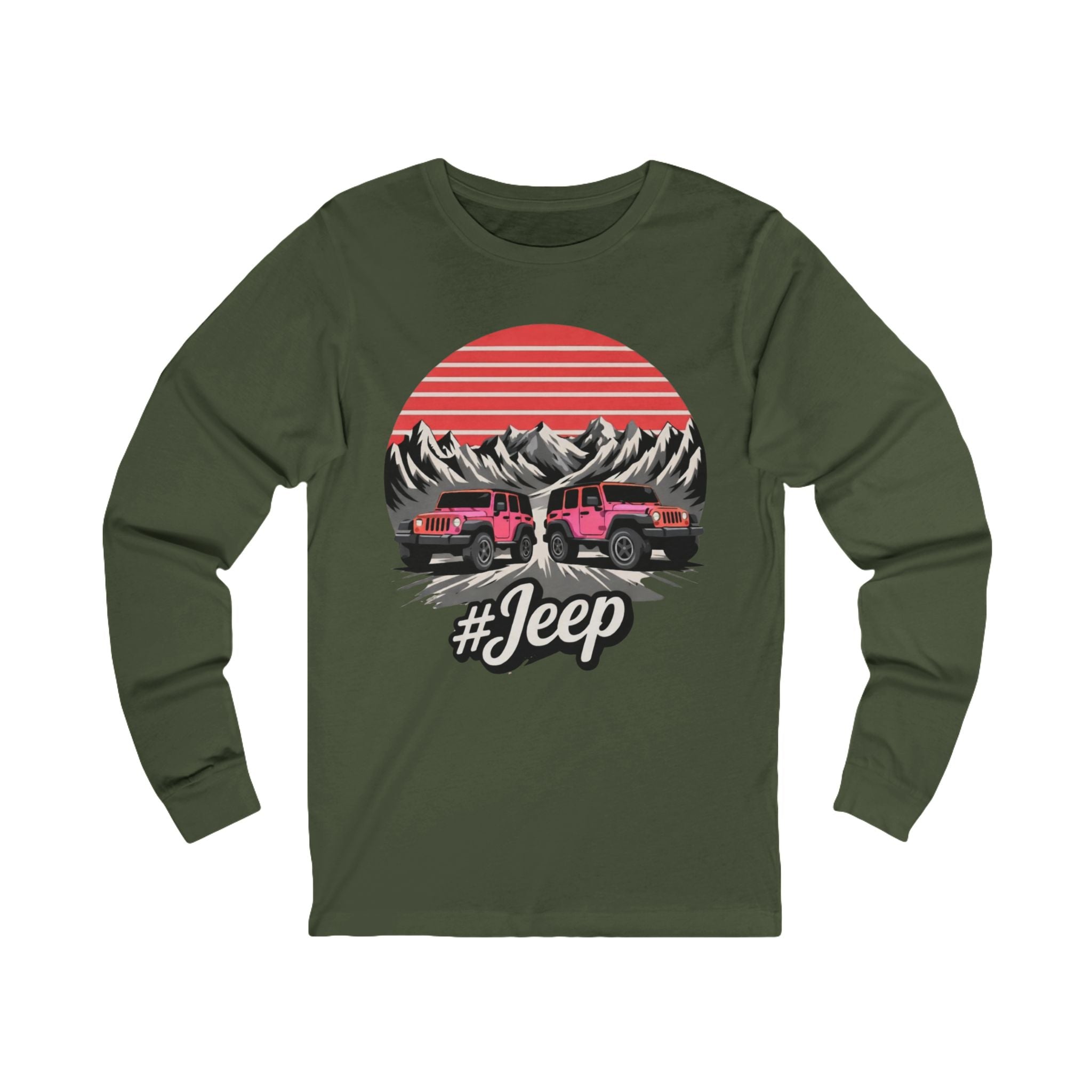 Jeep Off-Road Sunset Long Sleeve Tee