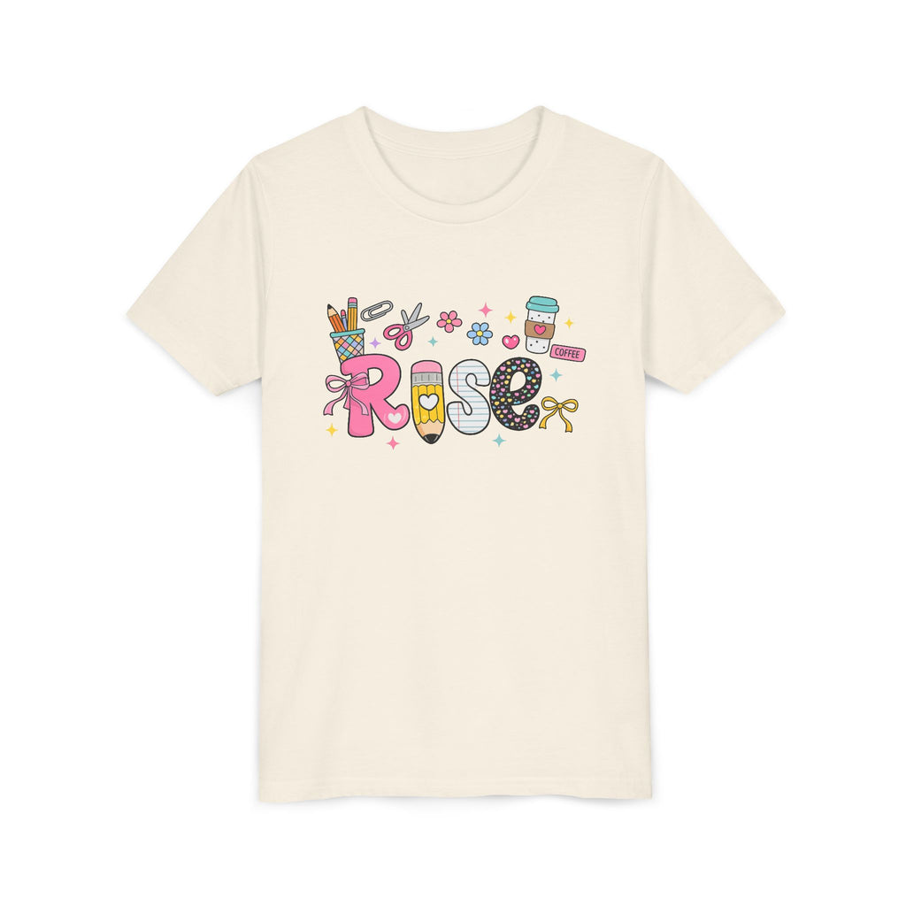 Youth Tee — Cute Personalized "Rose" Name Graphic Shirt for Kids
