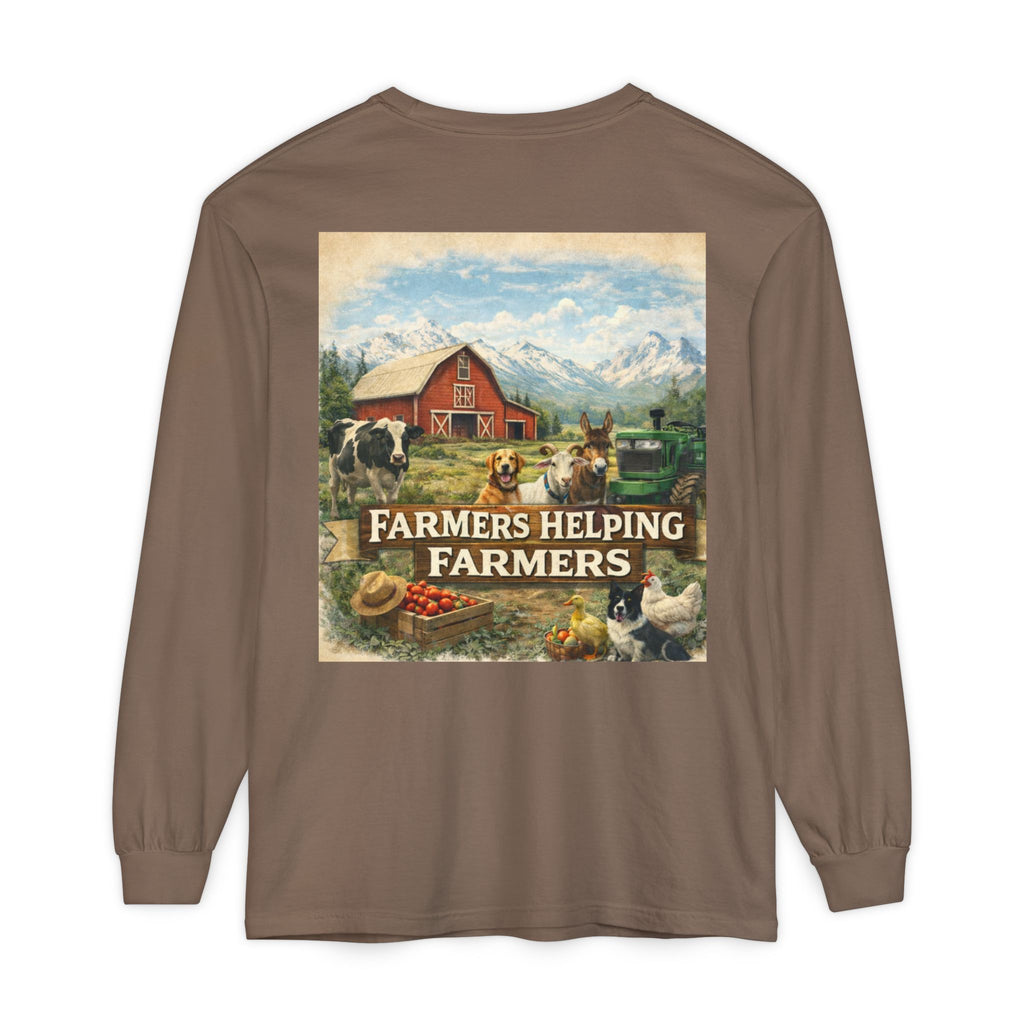Farmers Helping Farmers Long Sleeve Tee