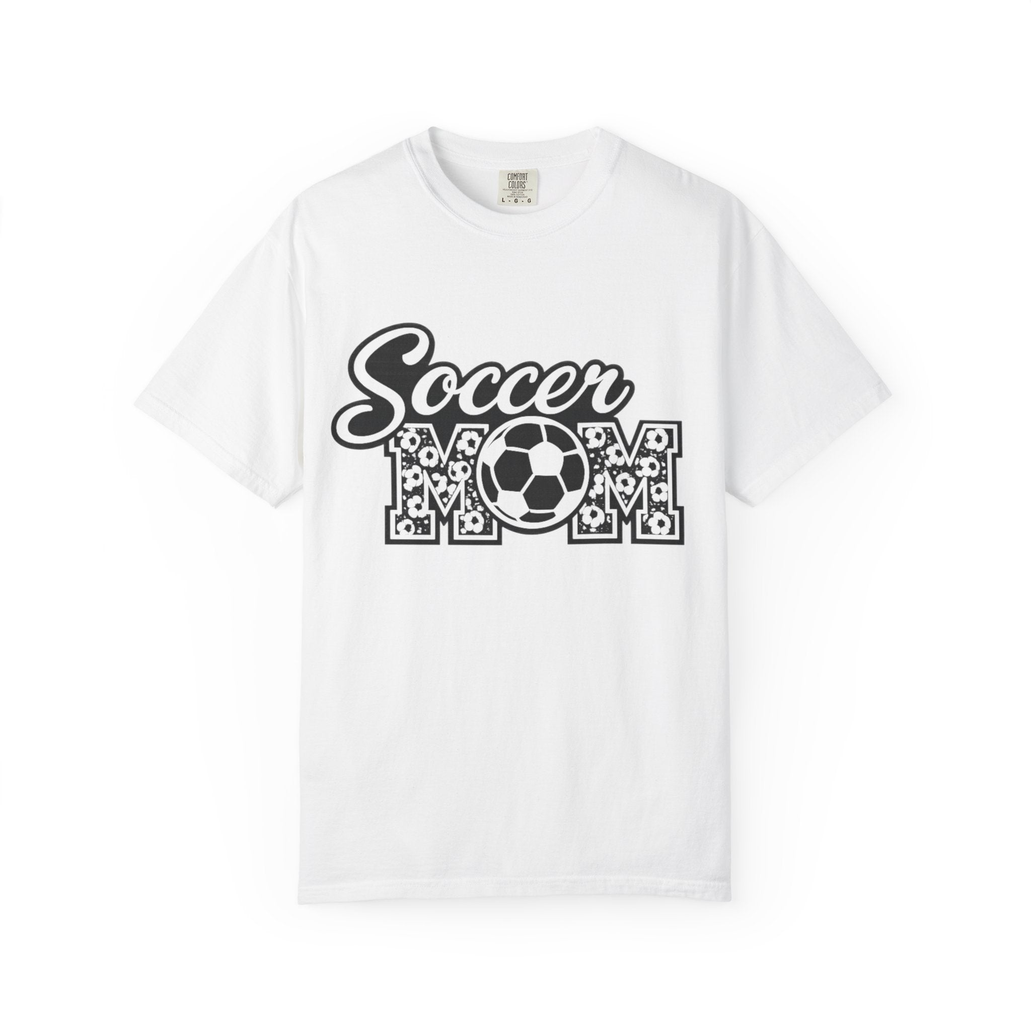 Soccer Mom T‑Shirt — Retro Soccer Ball Mom Graphic Tee