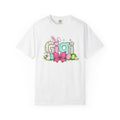 Easter Gigi T-Shirt — Pastel Bunny & Eggs Graphic Tee
