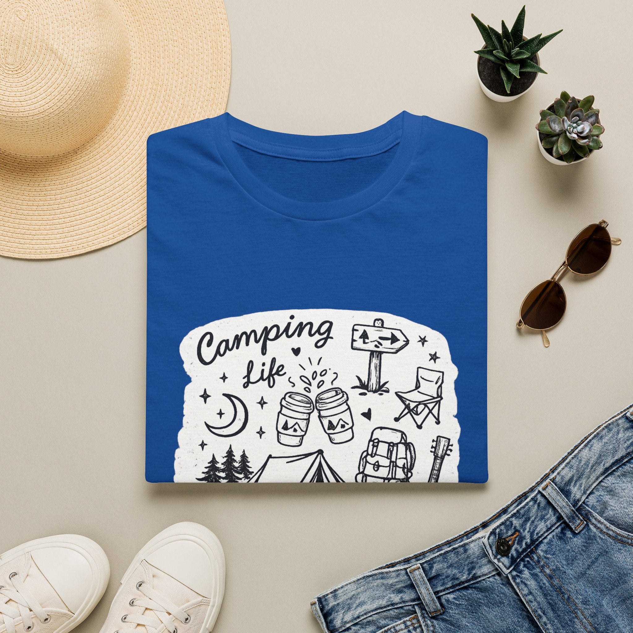 Camping Life T-Shirt — 'Camping Life is the Best Life' Graphic Tee for Outdoor Lovers