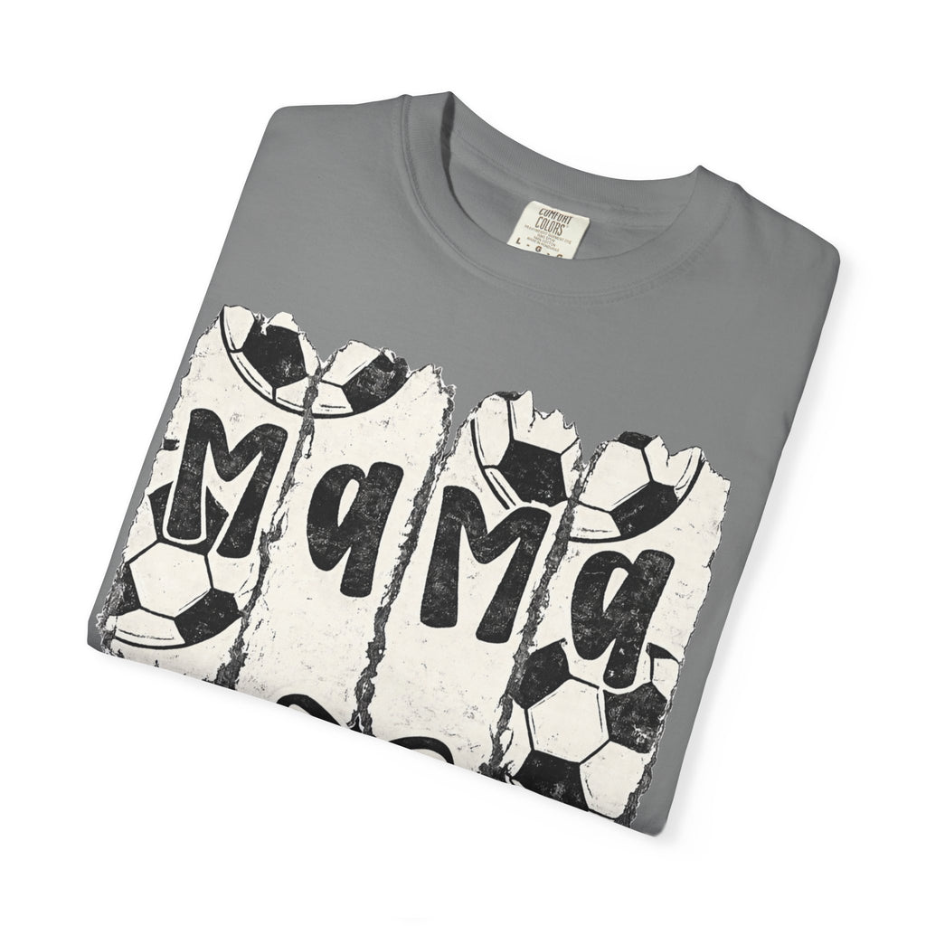 Mama Soccer T-Shirt — Vintage Soccer Ball Mama Tee for Moms