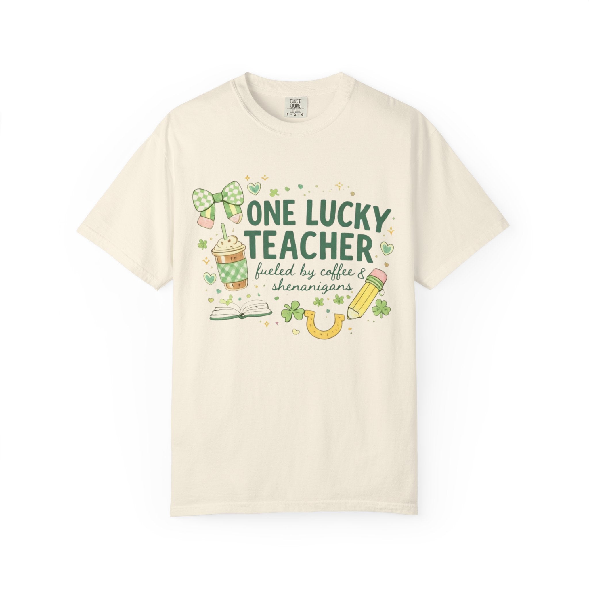 Teacher T-Shirt — "One Lucky Teacher" St. Patrick’s Day Graphic Tee