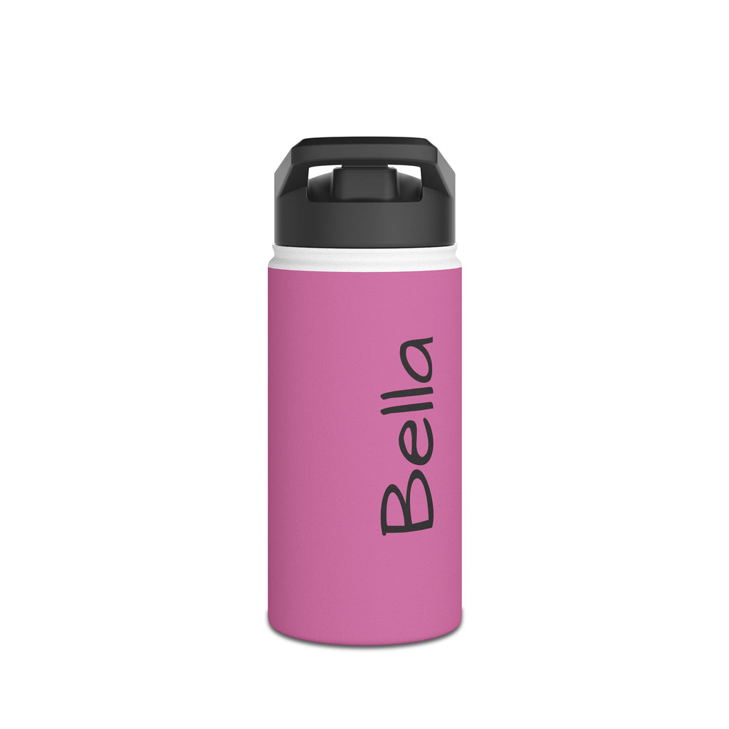 Cute Bunny Water Bottle — Personalized Kids Stainless Steel Bottle (Name Option)