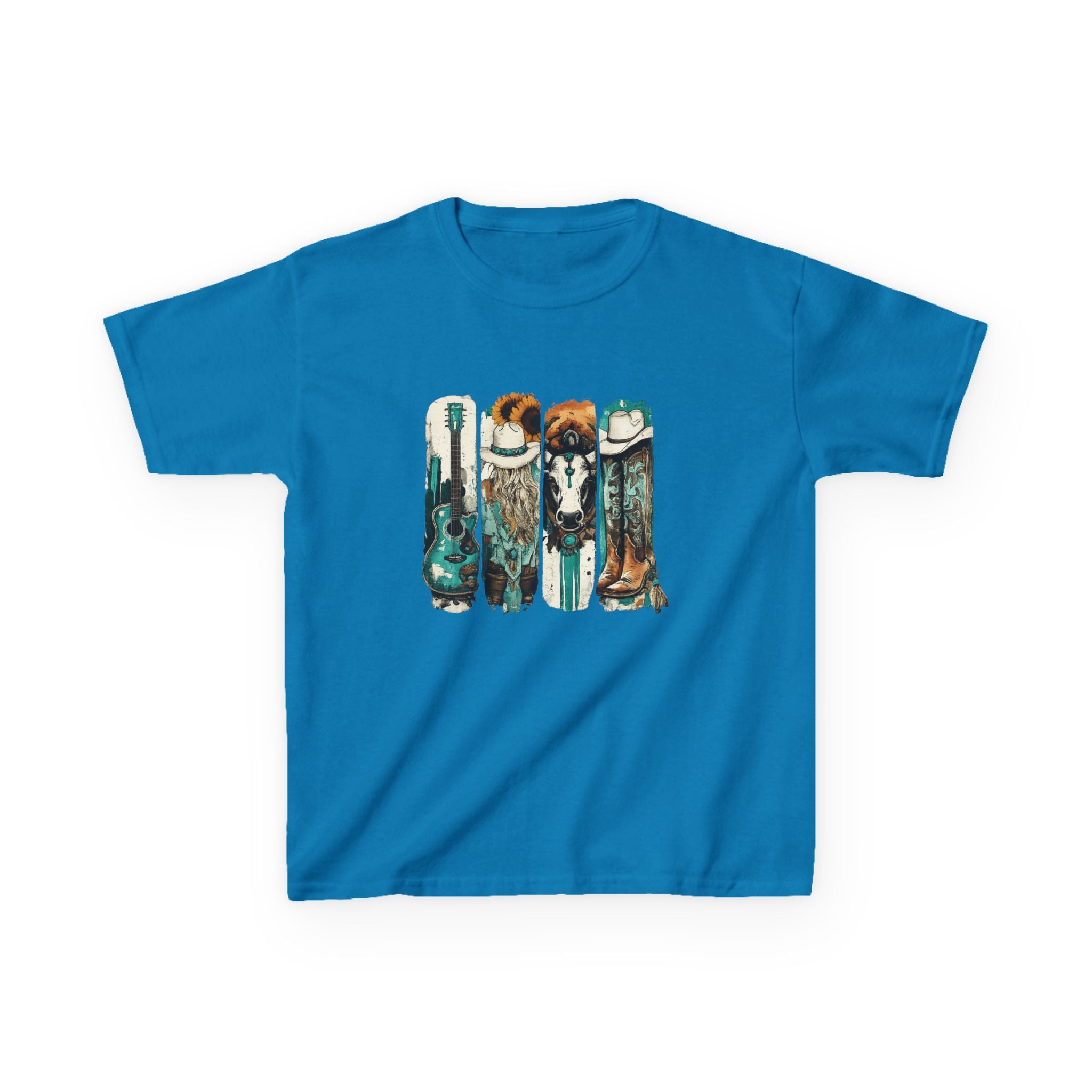 Kids Surfboard Dogs T‑Shirt – Cute Beach Pup Graphic Tee for Kids