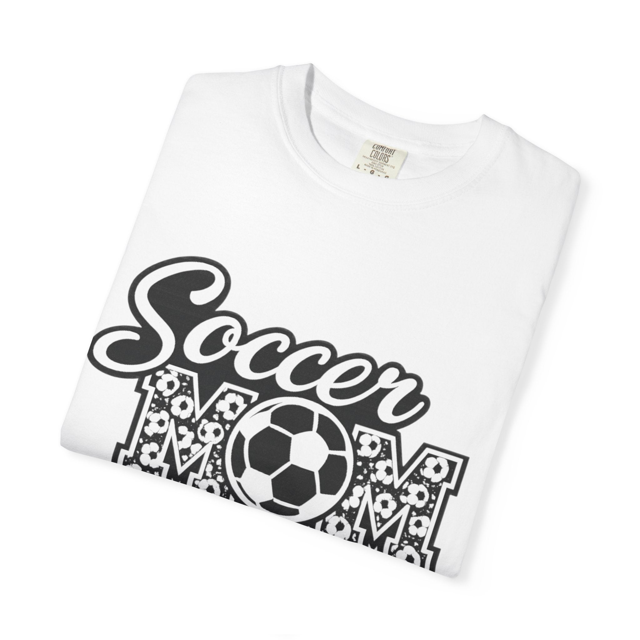 Soccer Mom T‑Shirt — Retro Soccer Ball Mom Graphic Tee