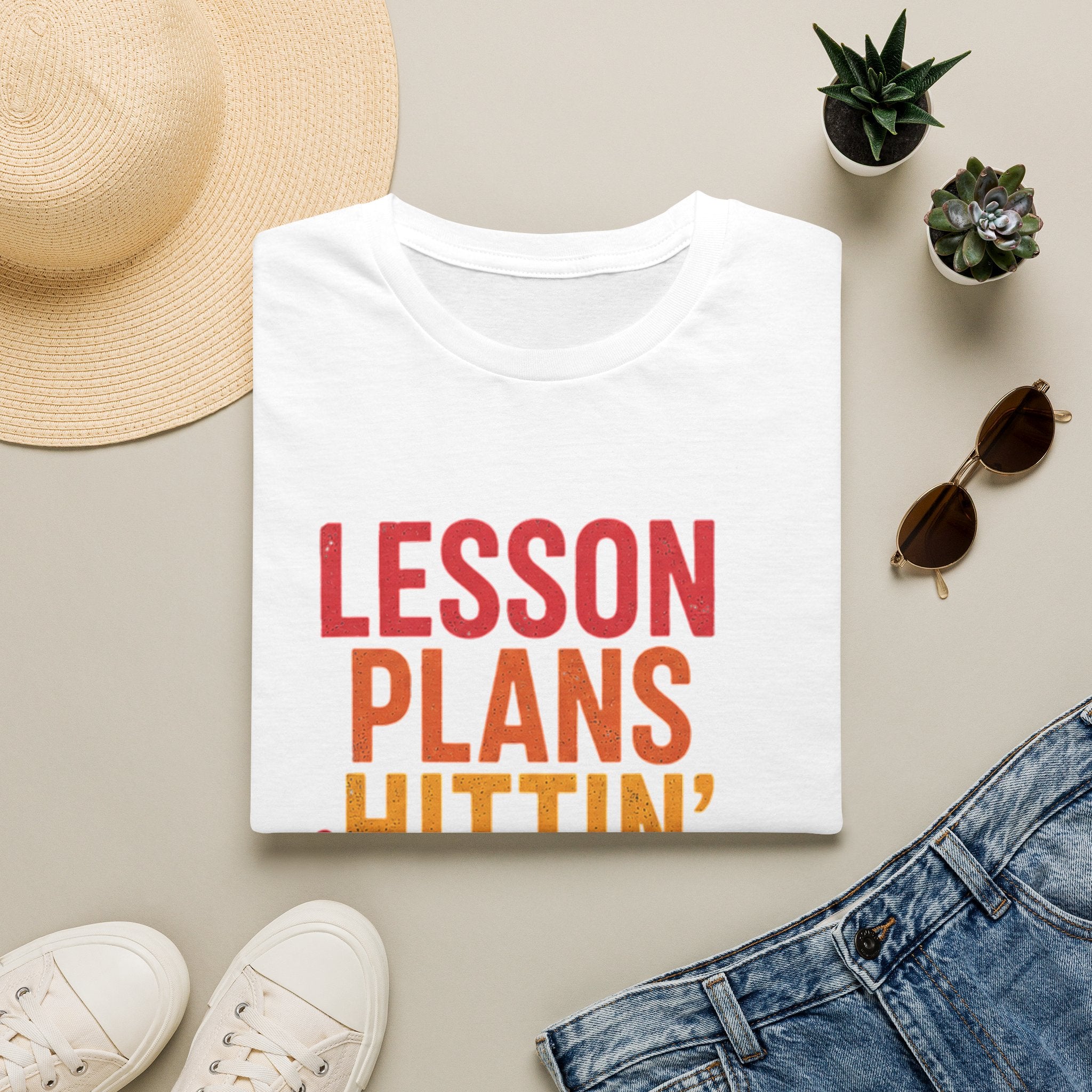 Teacher T-Shirt — "Lesson Plans Hittin' Like a Mixtape" Retro Teacher Gift