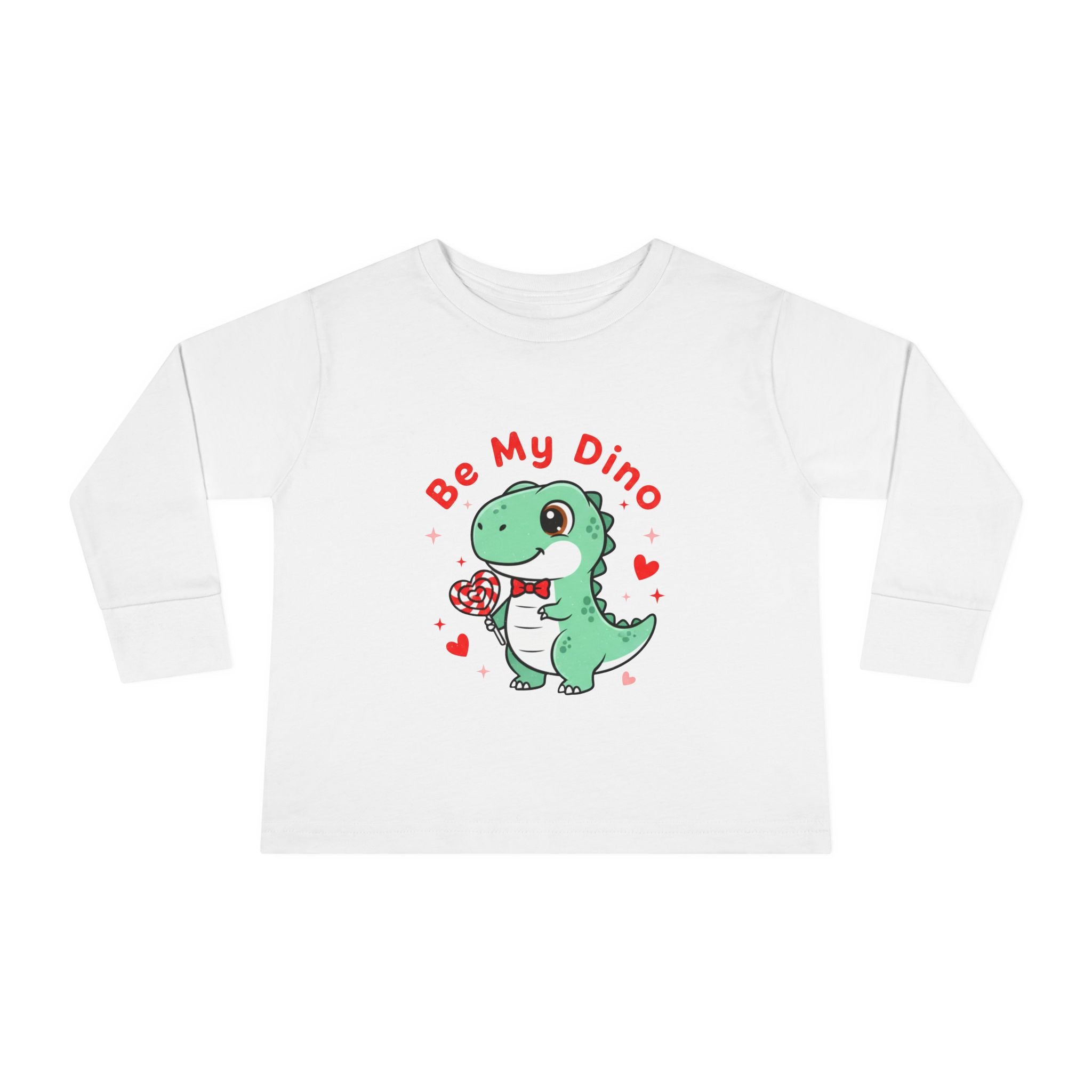 Be My Dino Toddler Long Sleeve Tee
