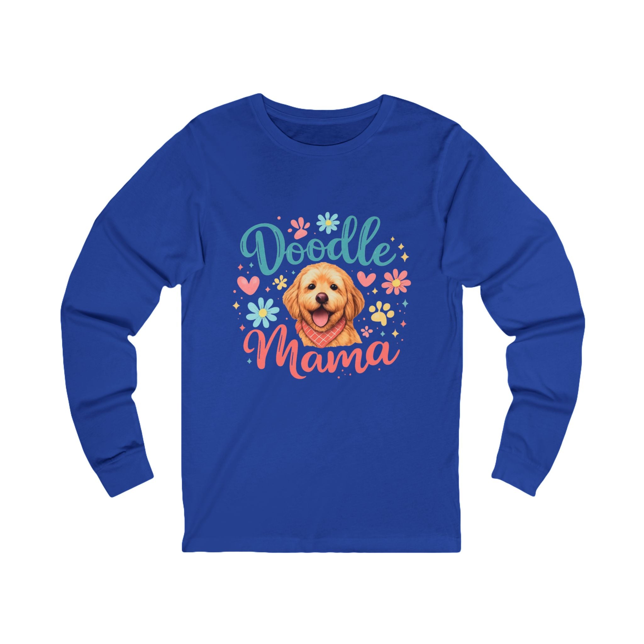 Doodle Mama Long Sleeve Tee — Cute Goldendoodle Dog Mom Shirt