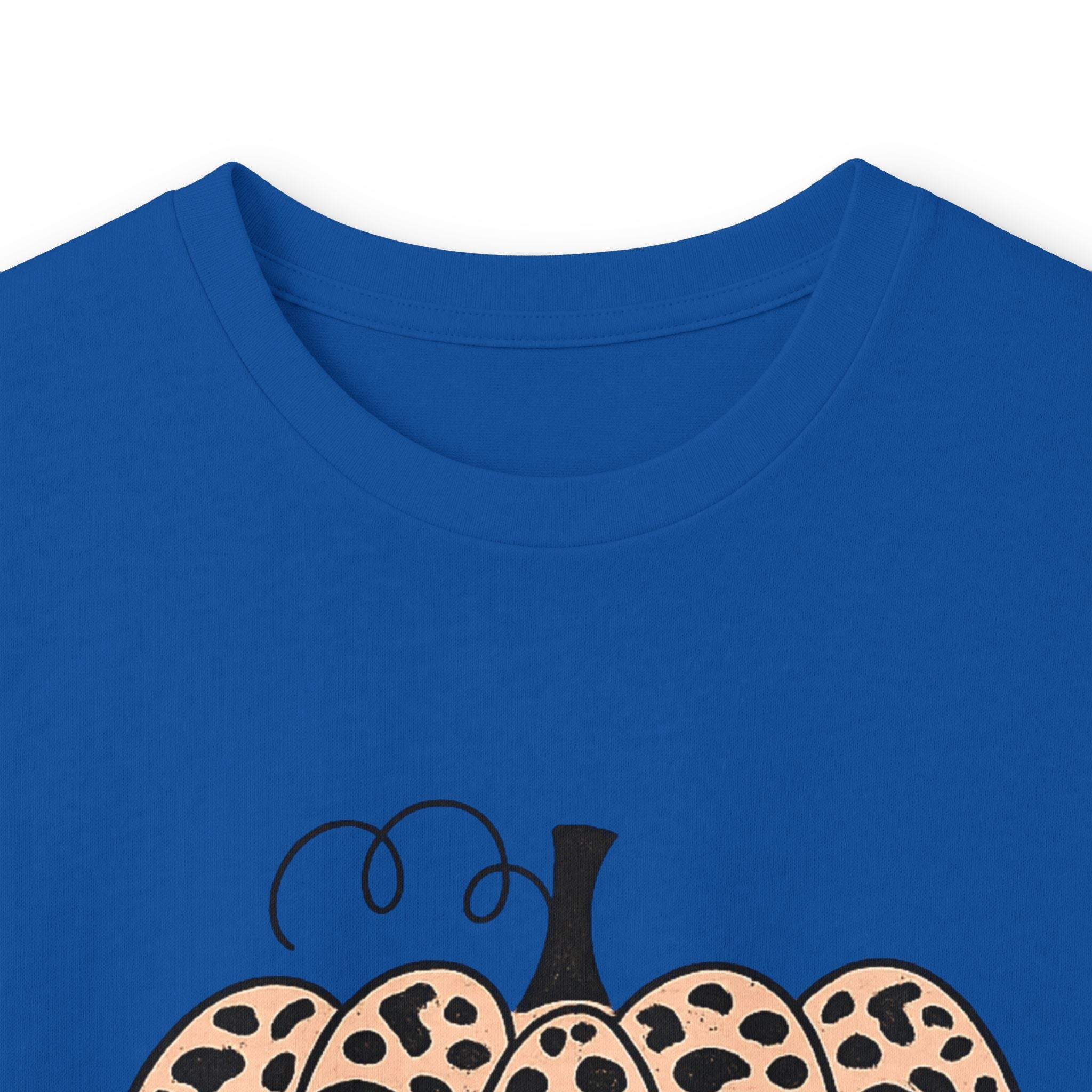 Howdy Pumpkin Long Sleeve Tee — Leopard Print Fall Graphic Shirt