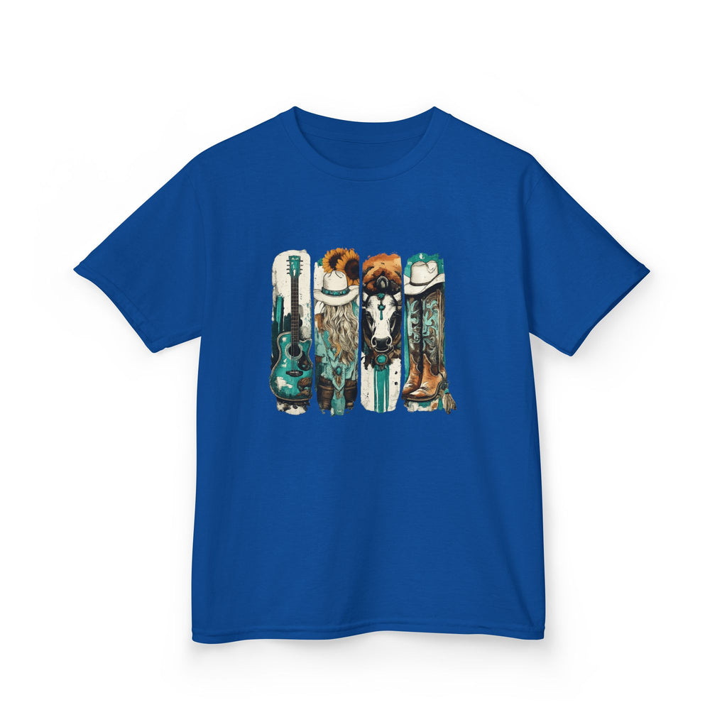 Kids Surfboard Dogs T‑Shirt – Cute Beach Pup Graphic Tee for Kids