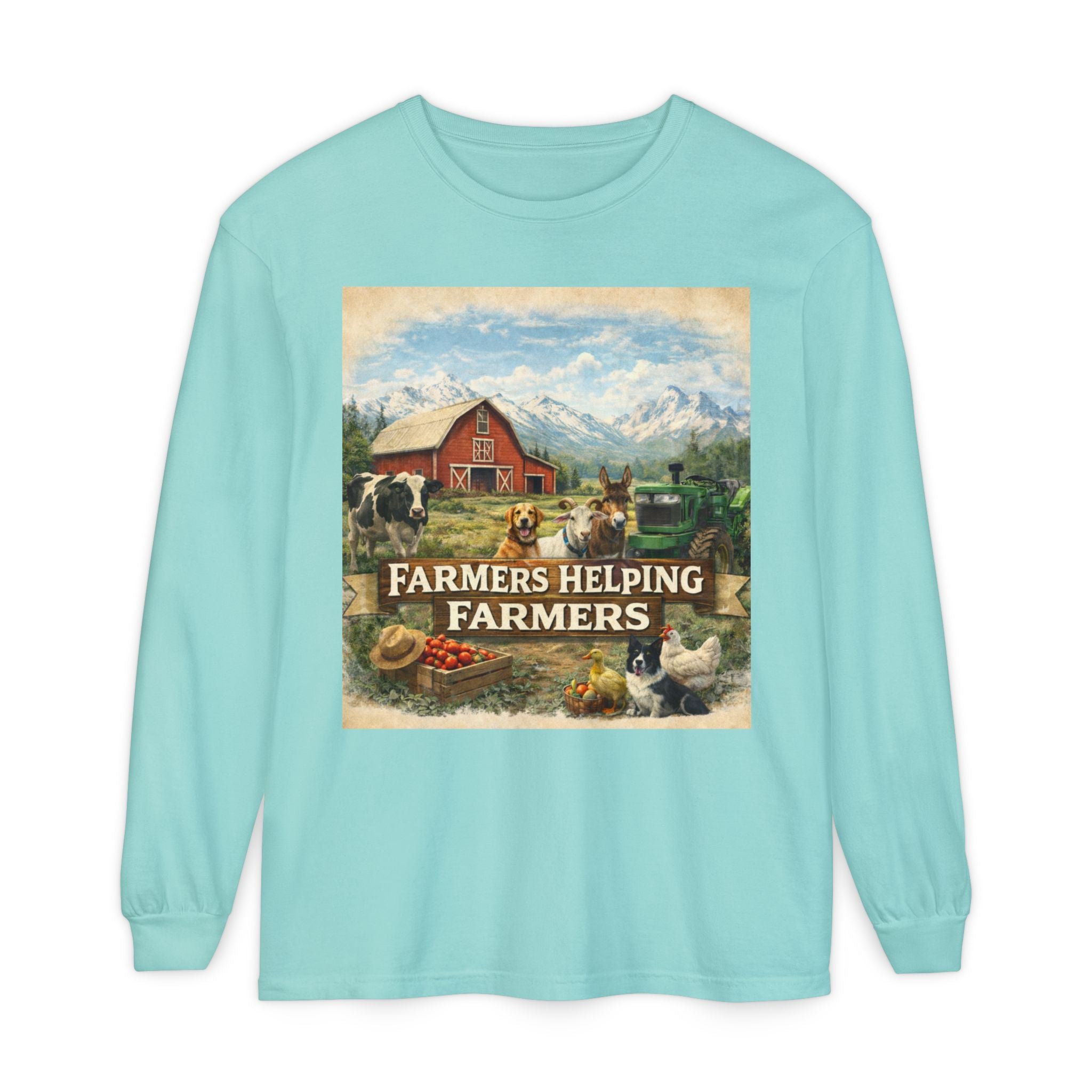 Farmers Helping Farmers Long Sleeve Tee