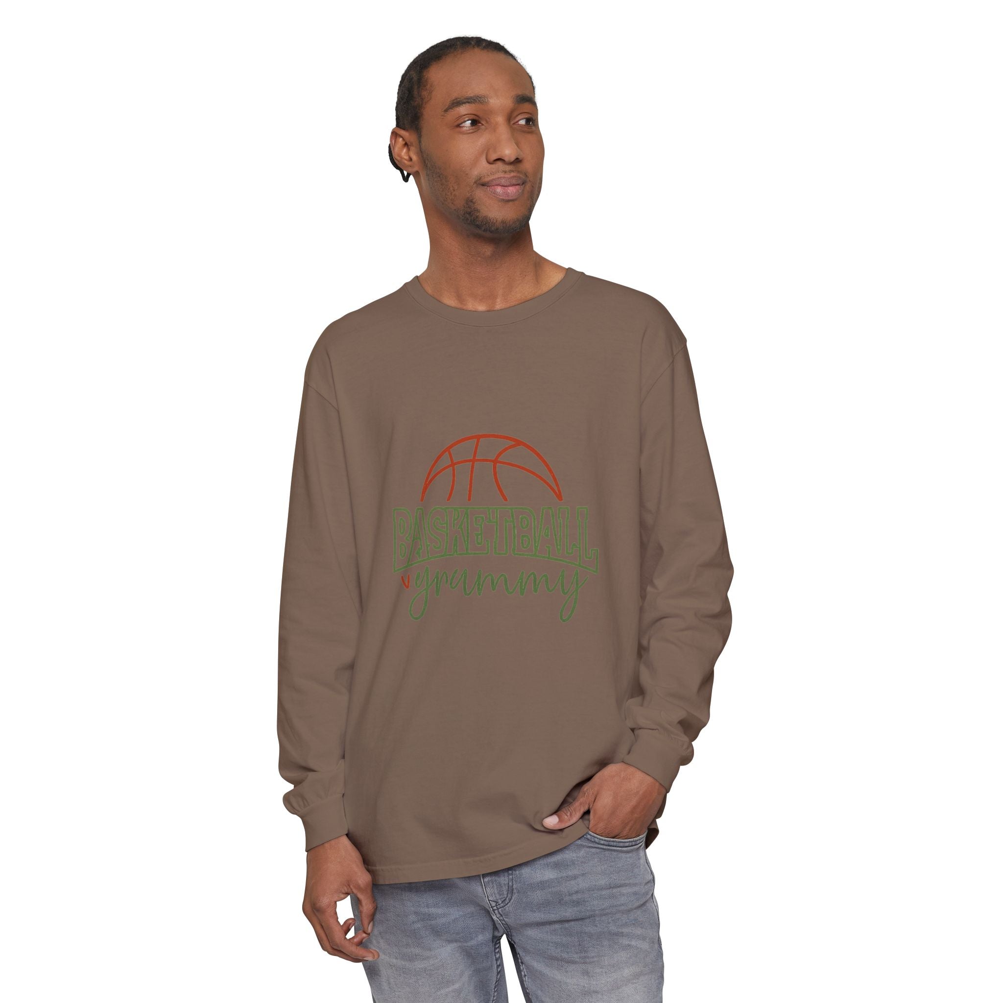 Basketball Mommy Long Sleeve Tee