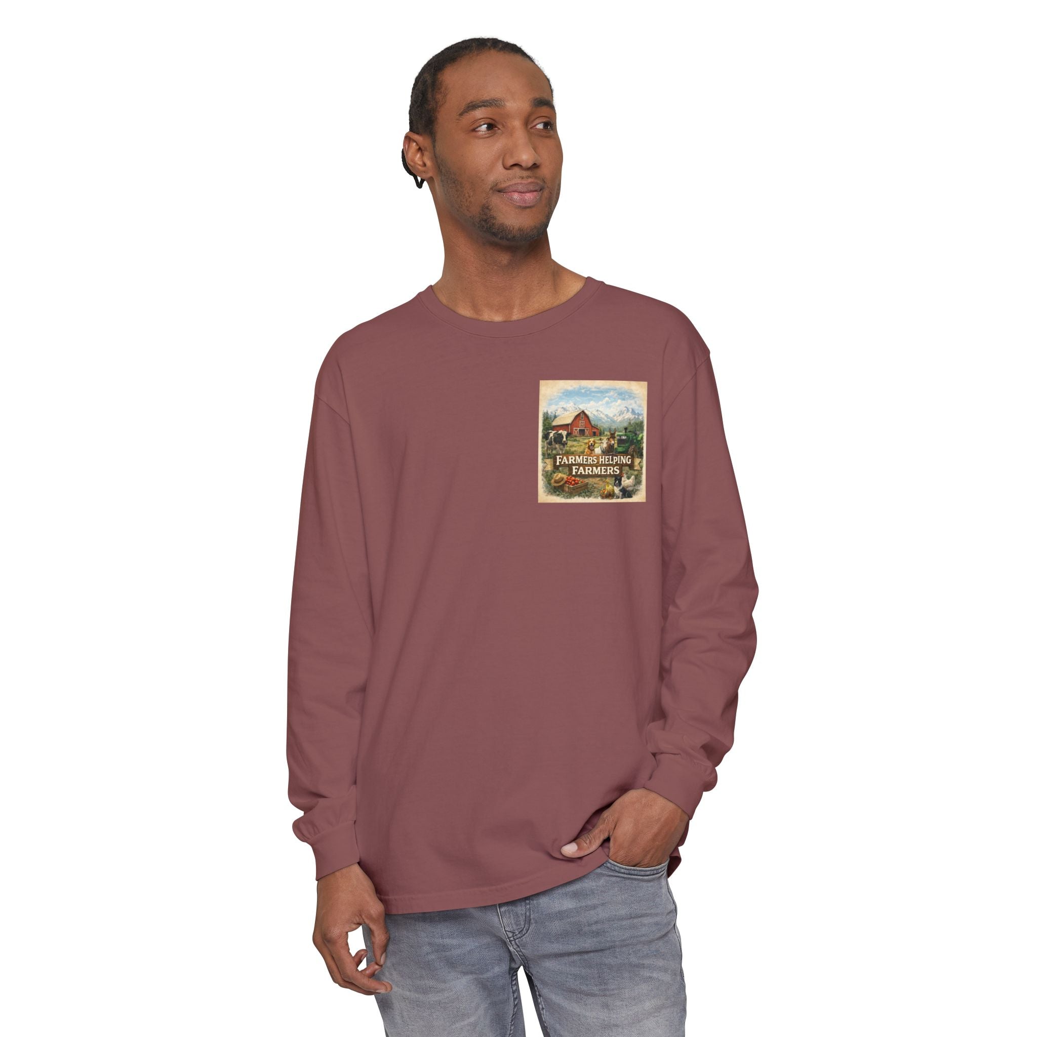 Farmers Helping Farmers Long Sleeve Tee