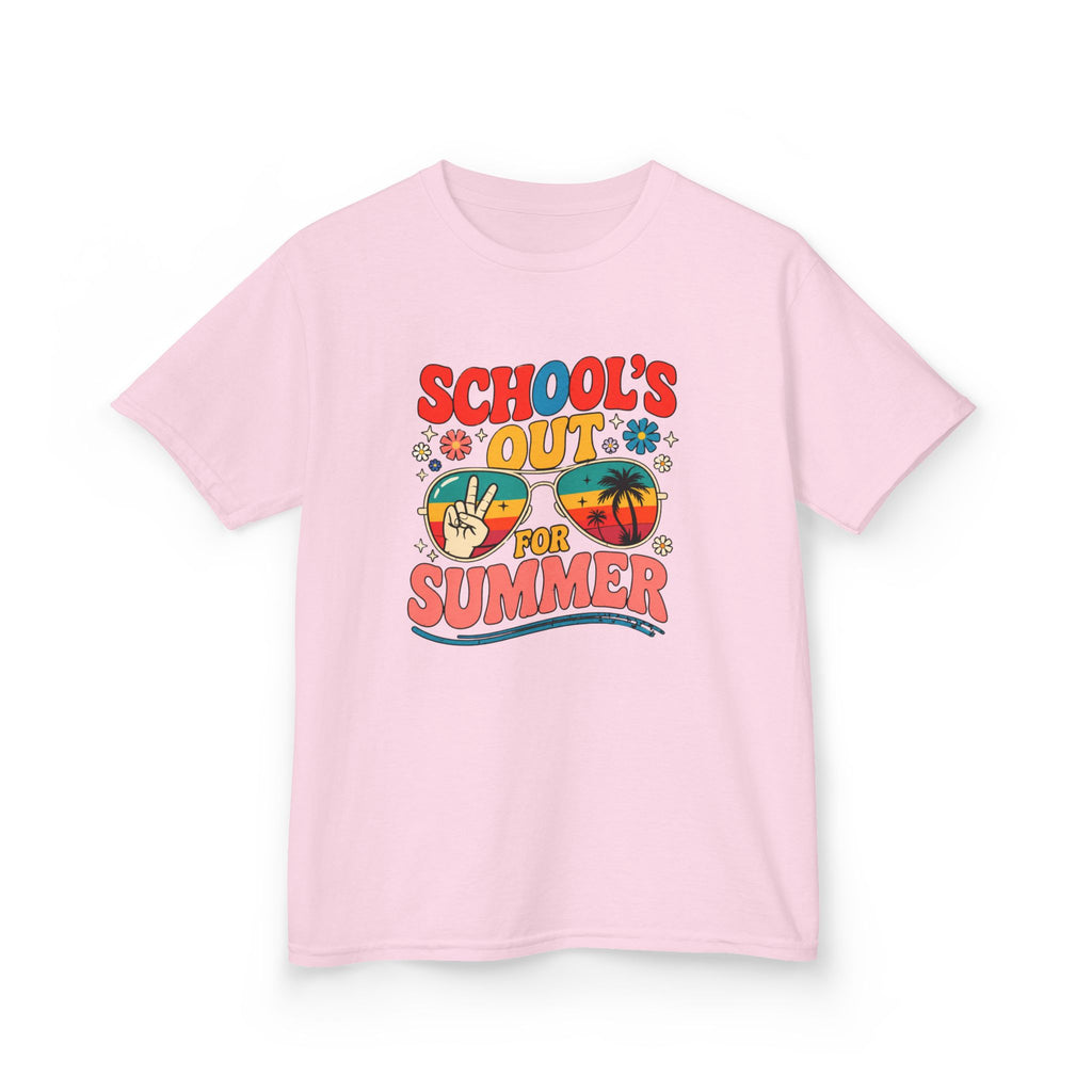 School's Out for Summer Kids T‑Shirt — Retro Beach Vacation Tee