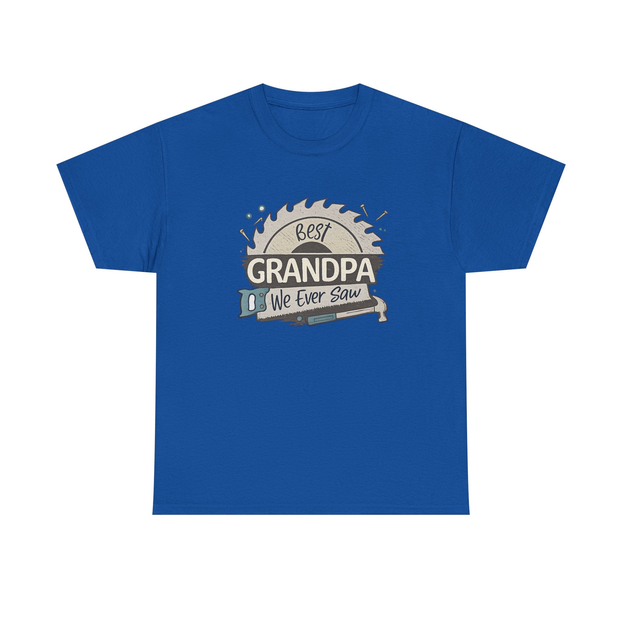Grandpa T-Shirt — "Best Grandpa We Ever Saw" Vintage Gift Tee for Father’s Day