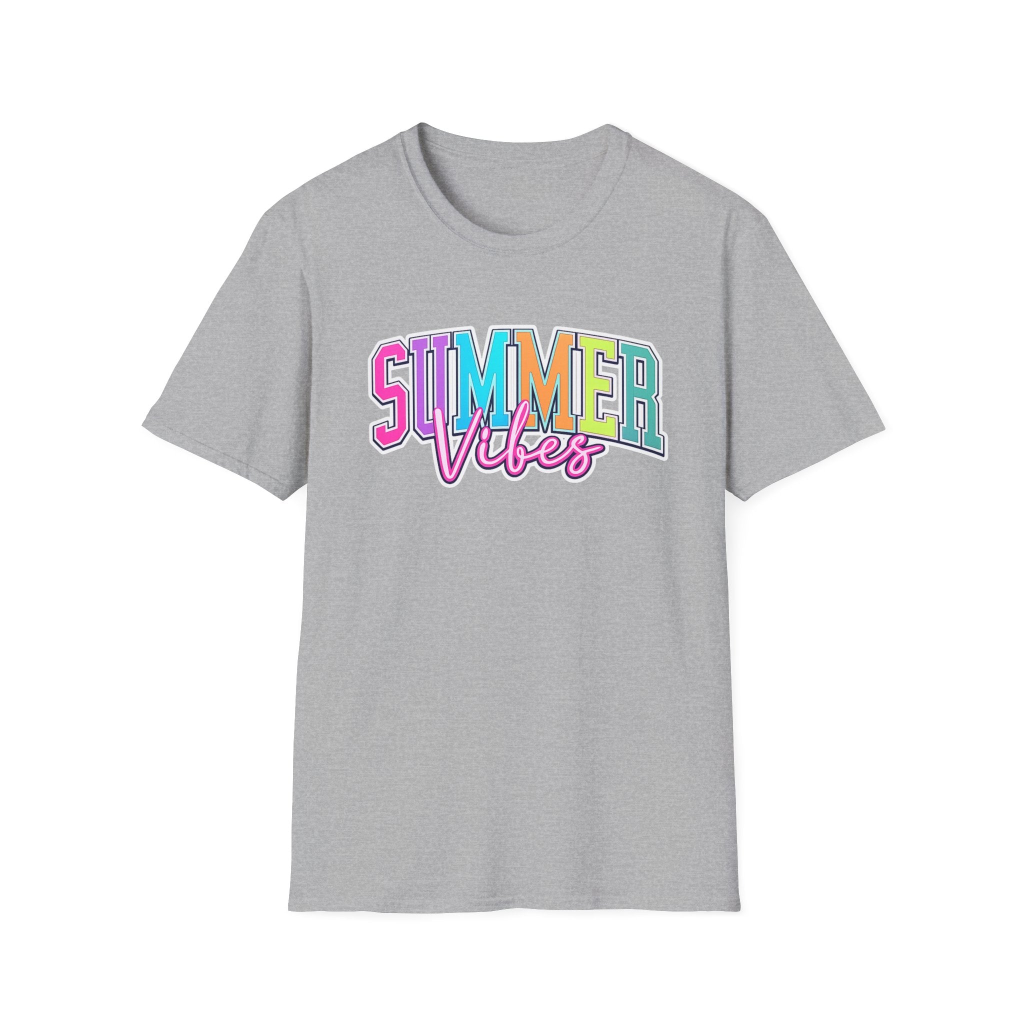 Summer Vibes T-Shirt — Colorful Retro Beach Graphic Tee