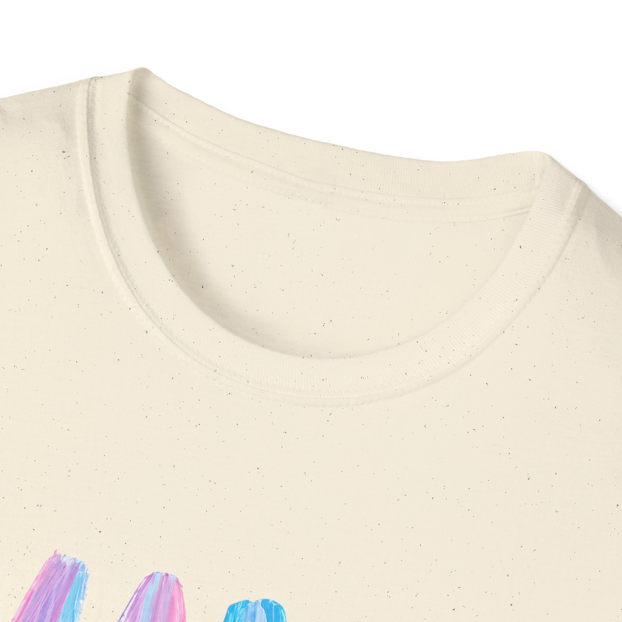 Mama Brushstroke T‑Shirt — Pastel Watercolor Mom Tee for Mother’s Day