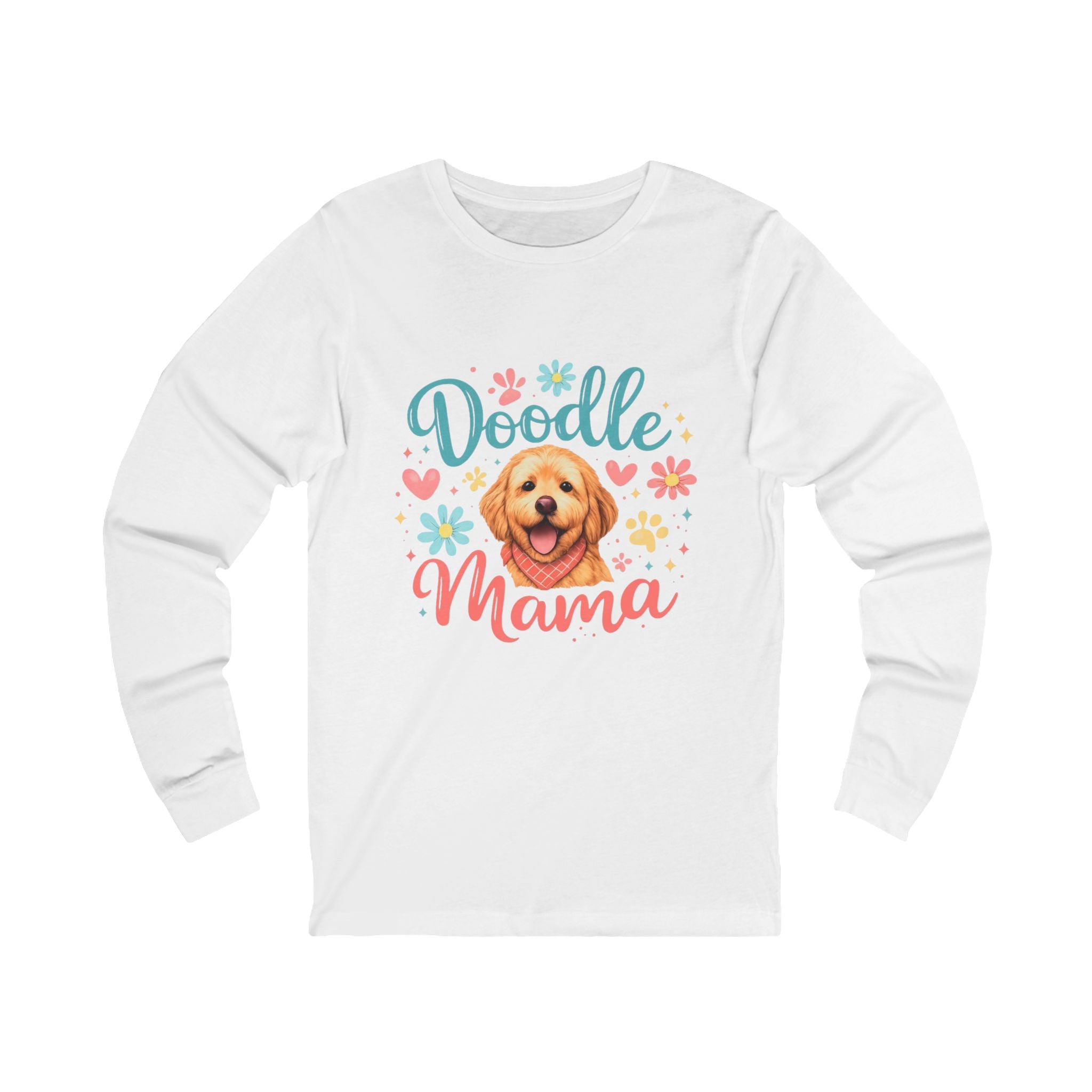 Doodle Mama Long Sleeve Tee — Cute Goldendoodle Dog Mom Shirt