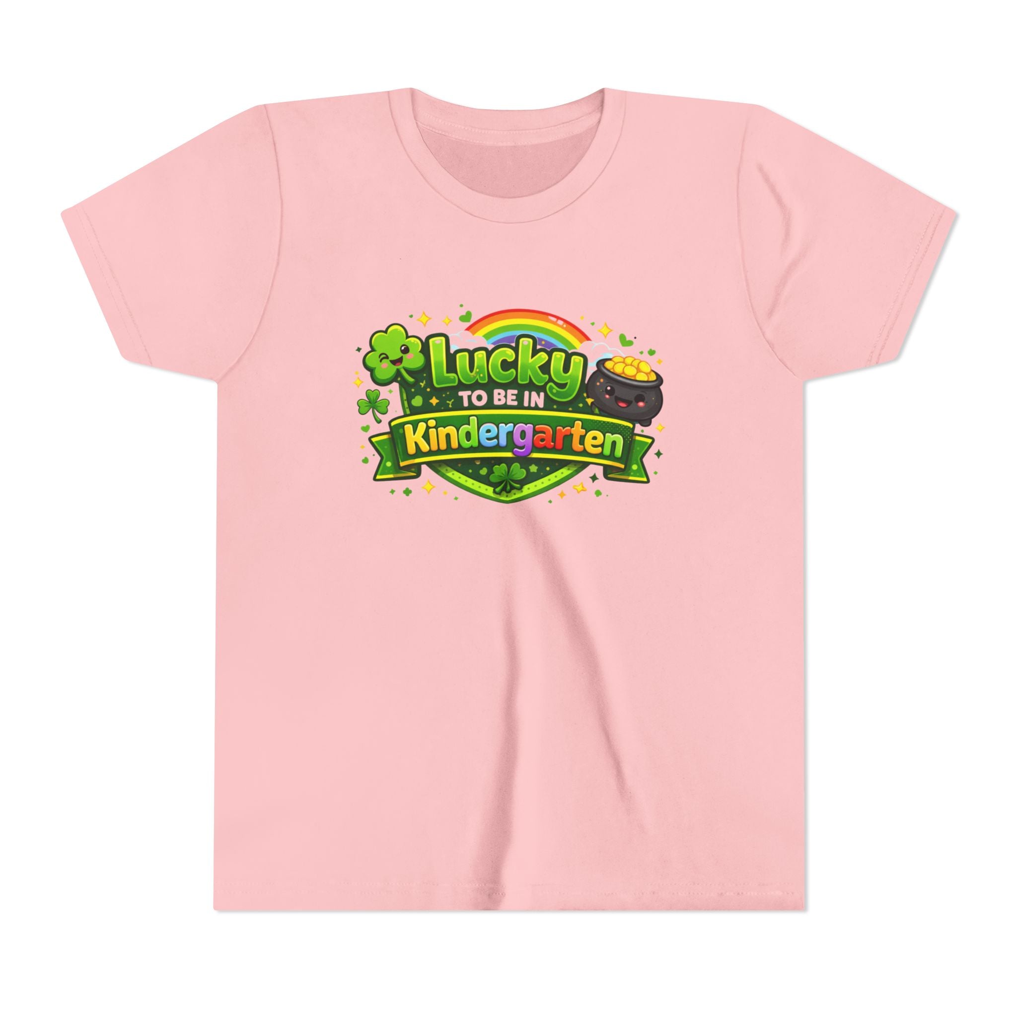 Lucky to Be in Kindergarten Youth Tee — St. Patrick’s Day Kindergarten Shirt