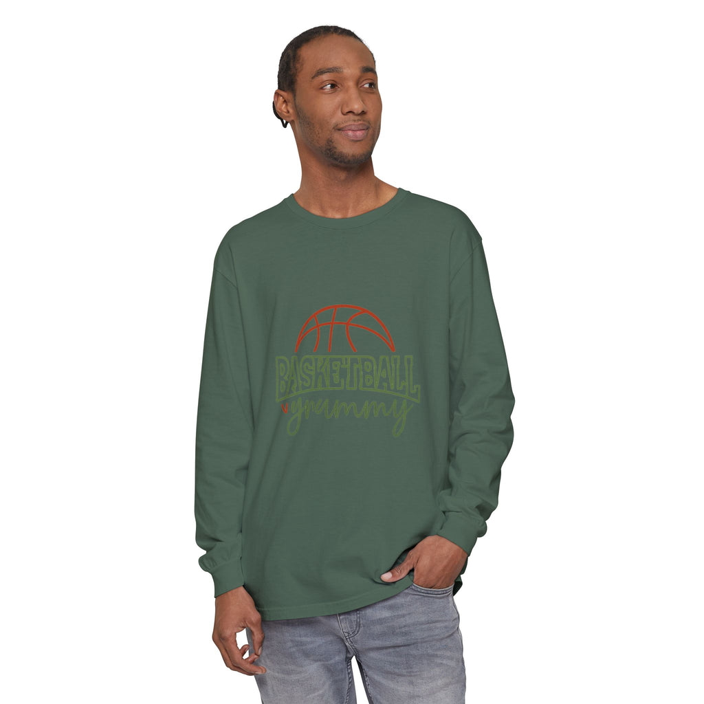 Basketball Mommy Long Sleeve Tee