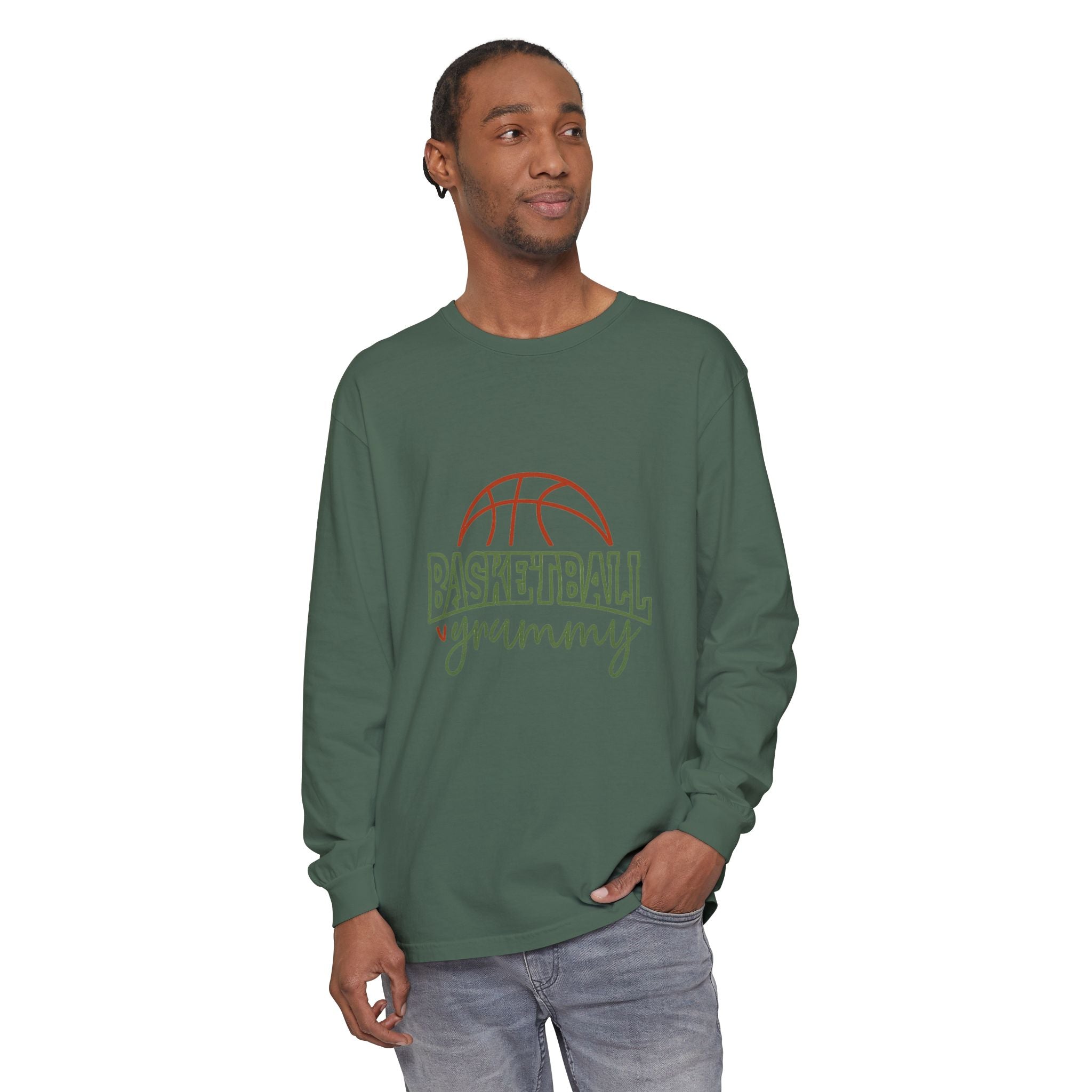 Basketball Mommy Long Sleeve Tee
