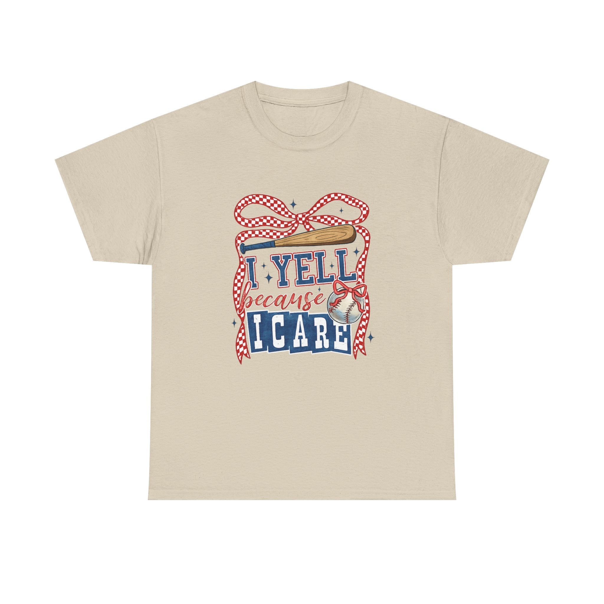 T-Shirt - I Yell Because I Care Patriotic Teacher Appreciation Tee