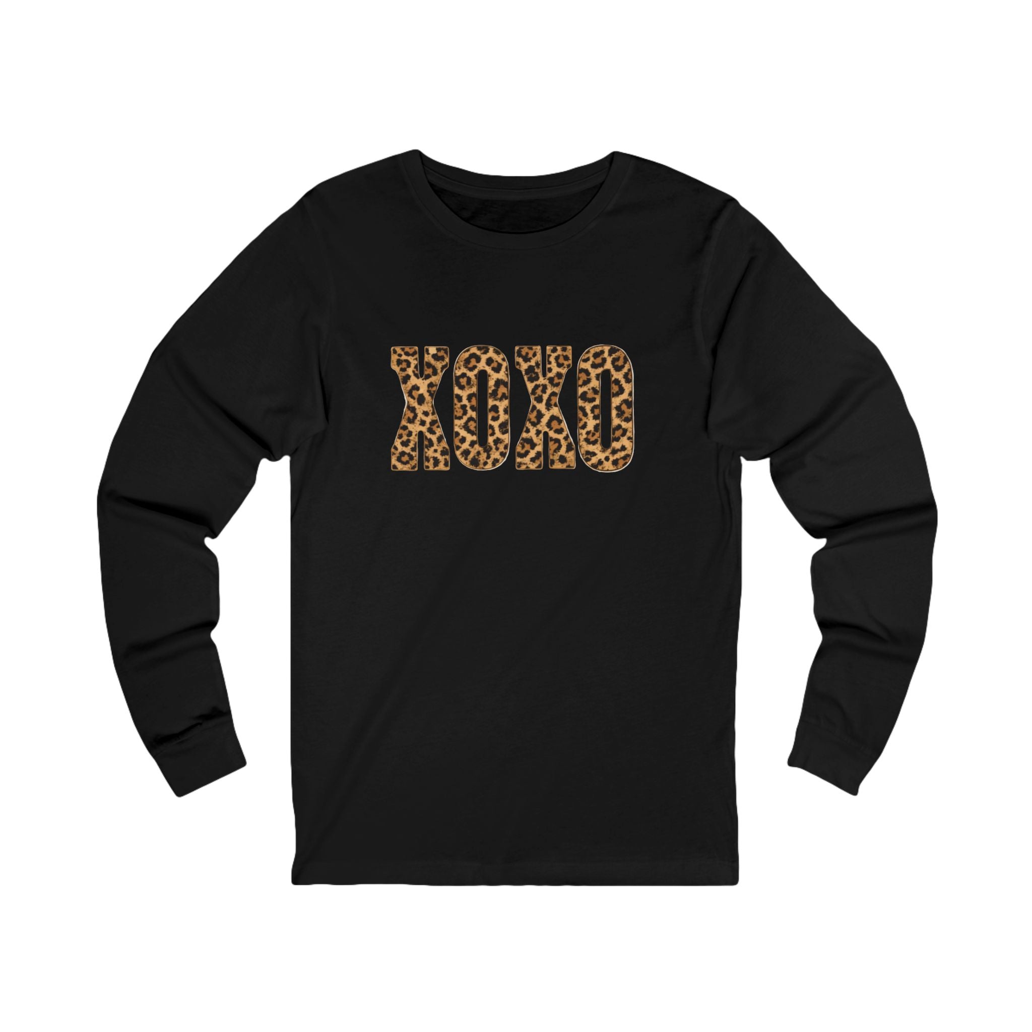 Leopard XOXO Long Sleeve Tee