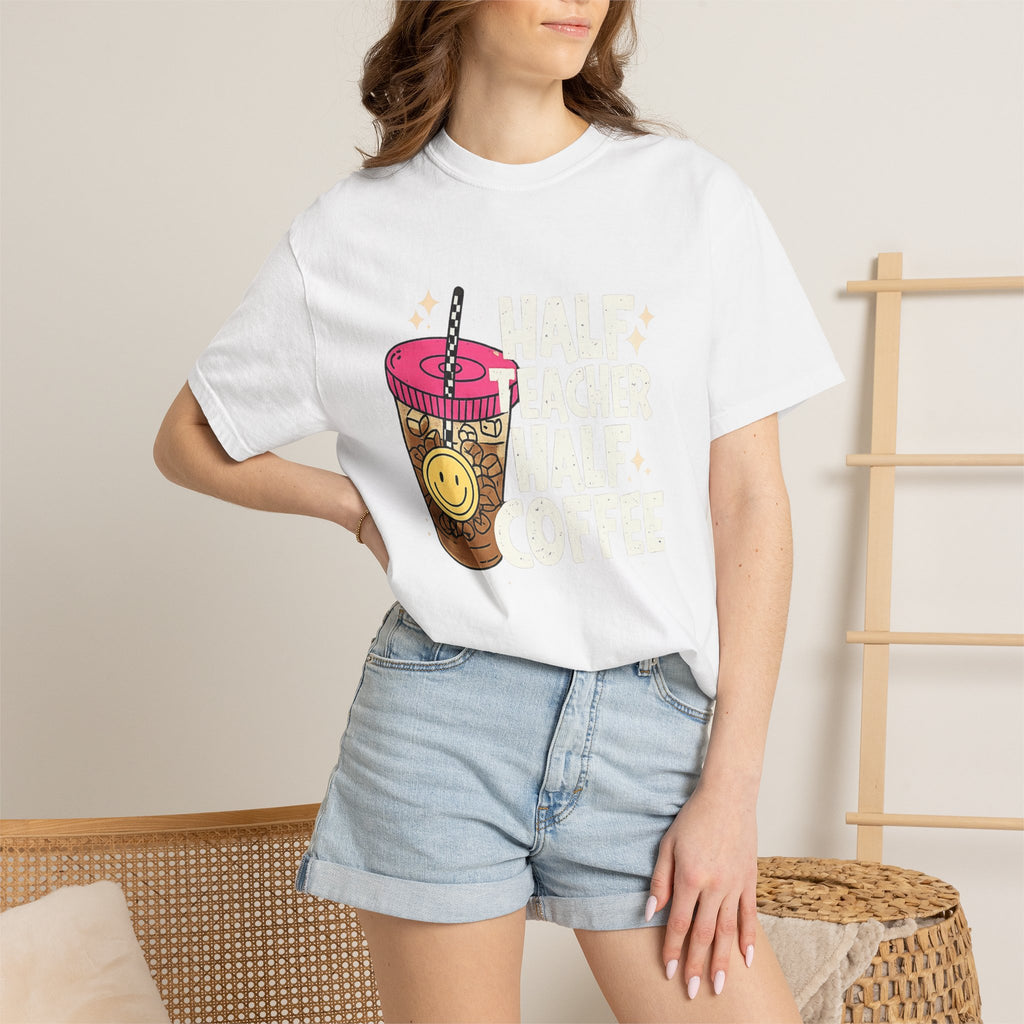 Smiley Bubble Tea T-Shirt — Cute Boba Drink Graphic Tee