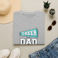 Cheer Dad T-Shirt — “The Only Thing I Flip Is My Wallet” Funny Dad Cheerleading Tee