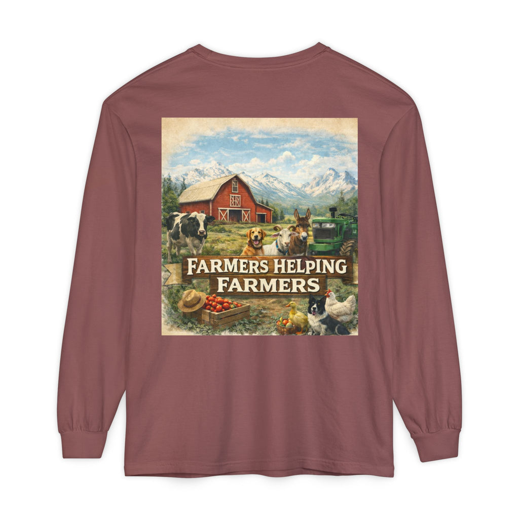 Farmers Helping Farmers Long Sleeve Tee